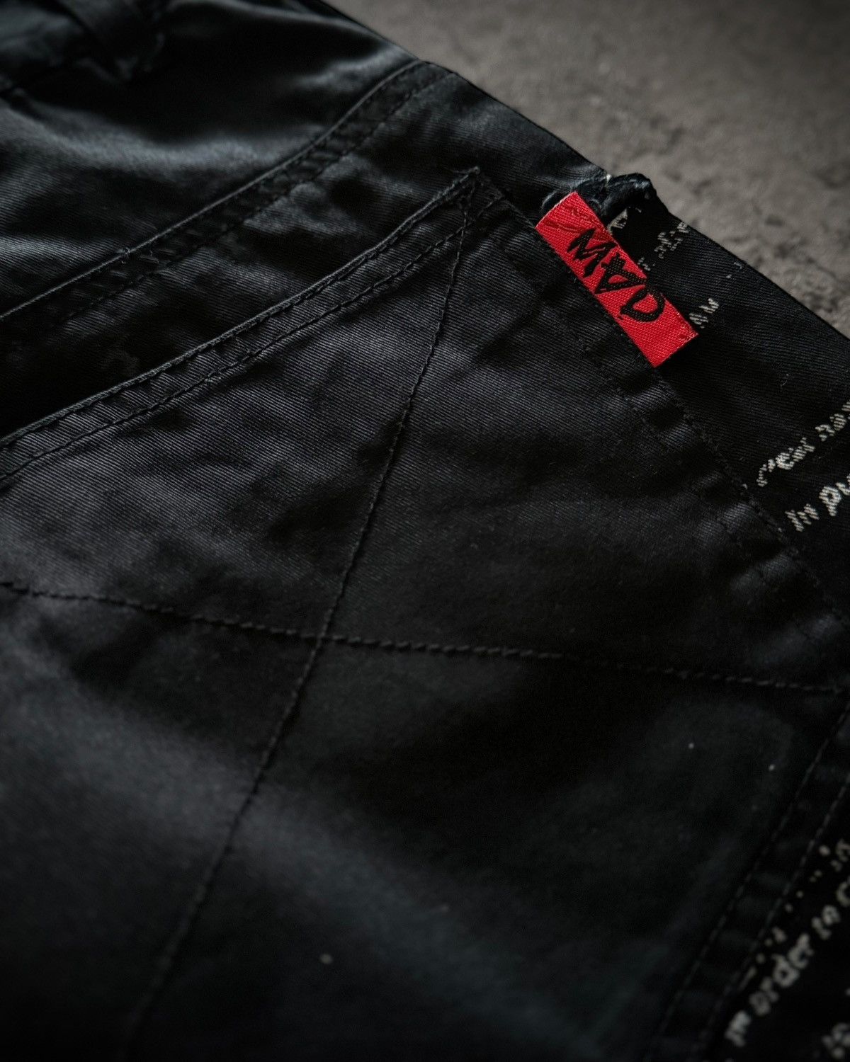 Japanese Brand MAD MVD “PATCHLINE” BLACK PUNK PANTS Size US 28 / EU 44 - 9 Thumbnail