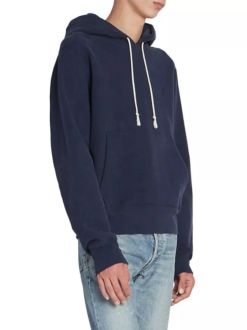 Saint Laurent Paris o1s1wg110625 Cassandre Sweatshirt & Hoodie in Blue Size US XXL / EU 58 / 5 - 5 Thumbnail