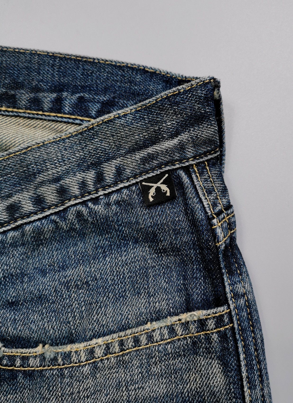 Mastermind Japan × Roar Roar Crossguns Japan Bootcut Jeans Size US 32 / EU 48 - 8 Thumbnail