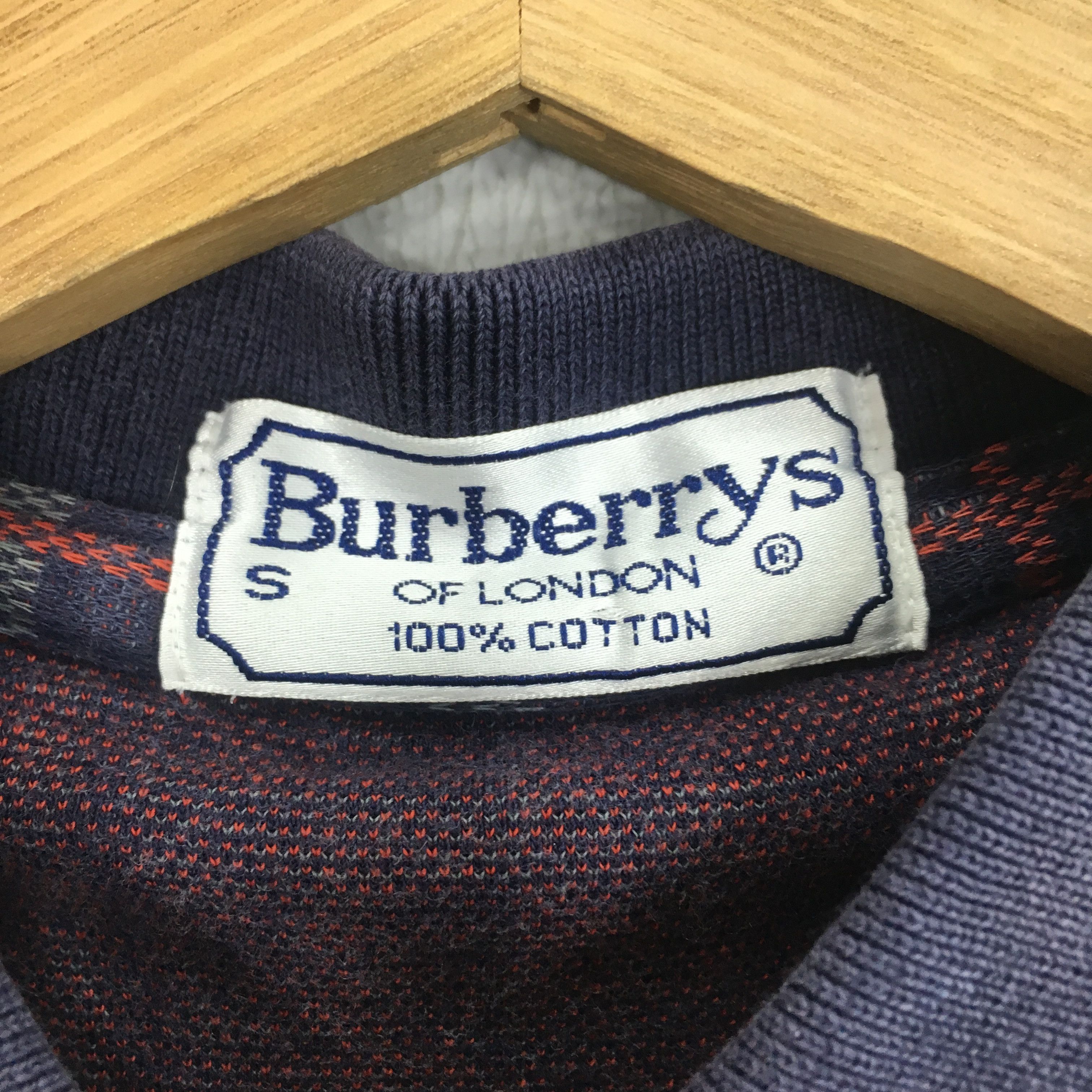 Burberry Vintage 90's Burberrys Of London Checkered Polo Size US S / EU 44-46 / 1 - 11 Thumbnail