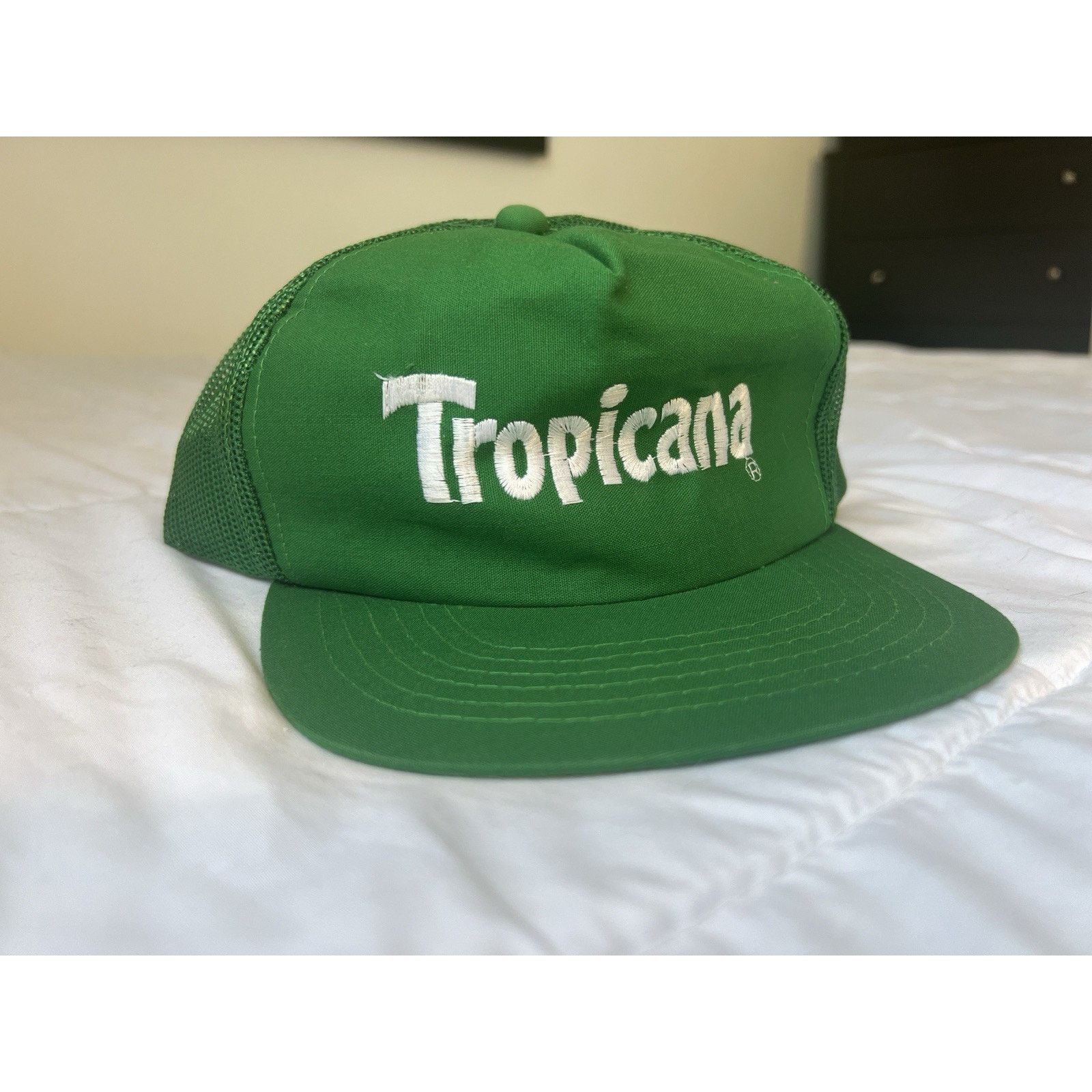 Other Tropicana Orange Juice Green Trucker Snapback Hat Youngan Size ONE SIZE - 2 Thumbnail