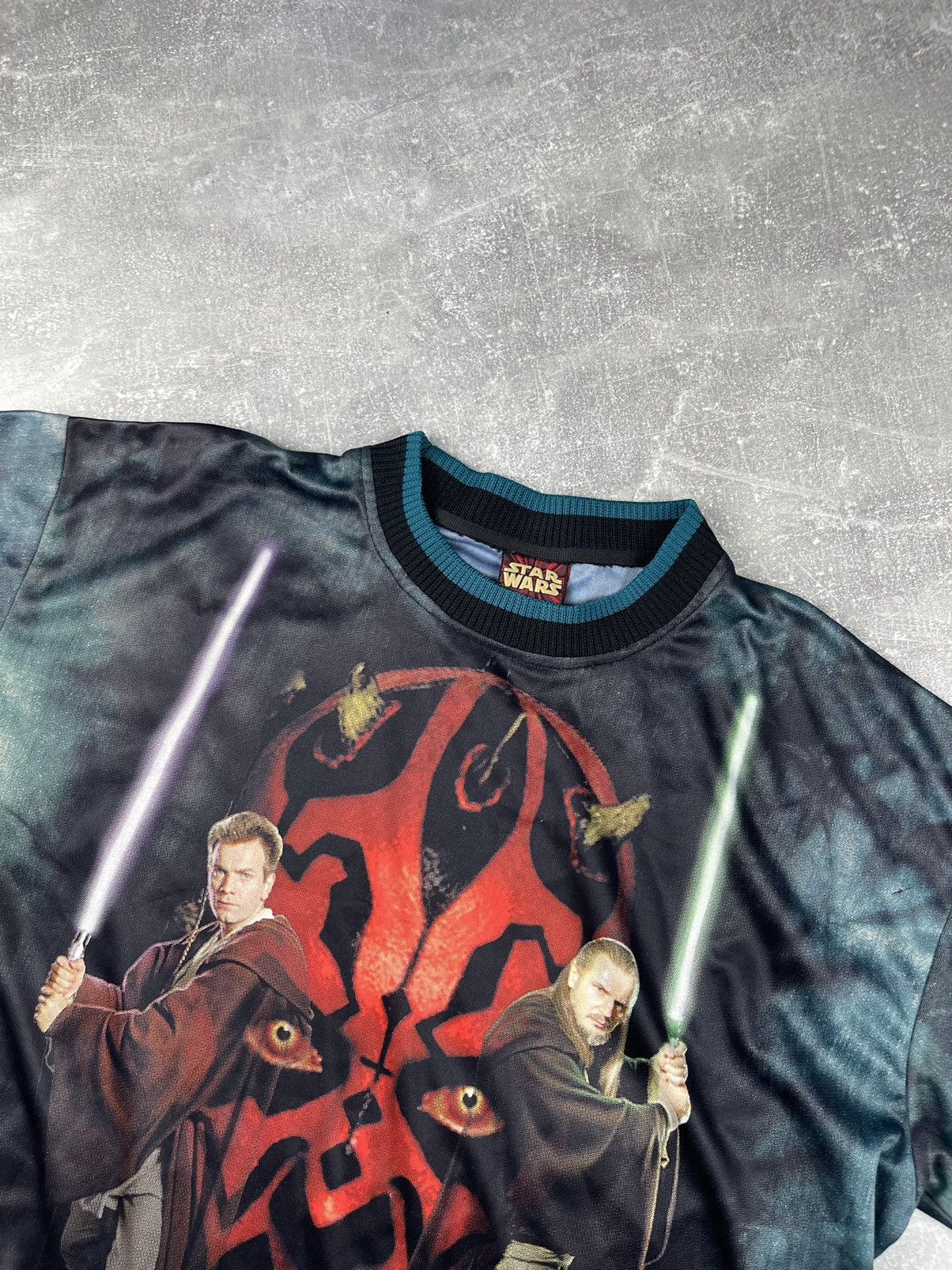 Star Wars × Vintage Vintage 90s Rare Star Wars Jedi VS Sith Episode 1 T-Shirt Size US XL / EU 56 / 4 - 5 Thumbnail