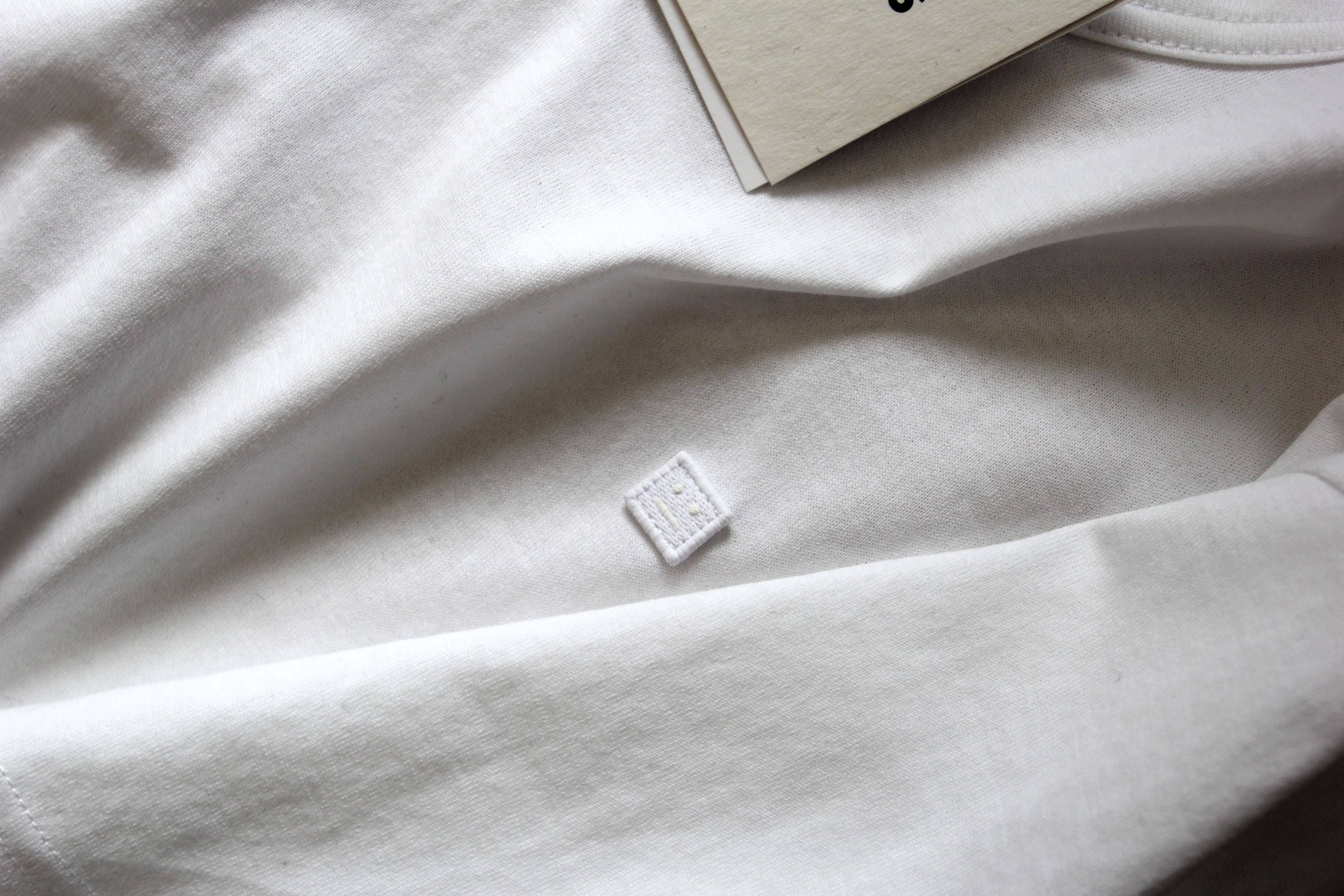Acne Studios BNWT AW24 ACNE STUDIOS PATCH WHITE TSHIRT XL Size US XL / EU 56 / 4 - 10 Thumbnail