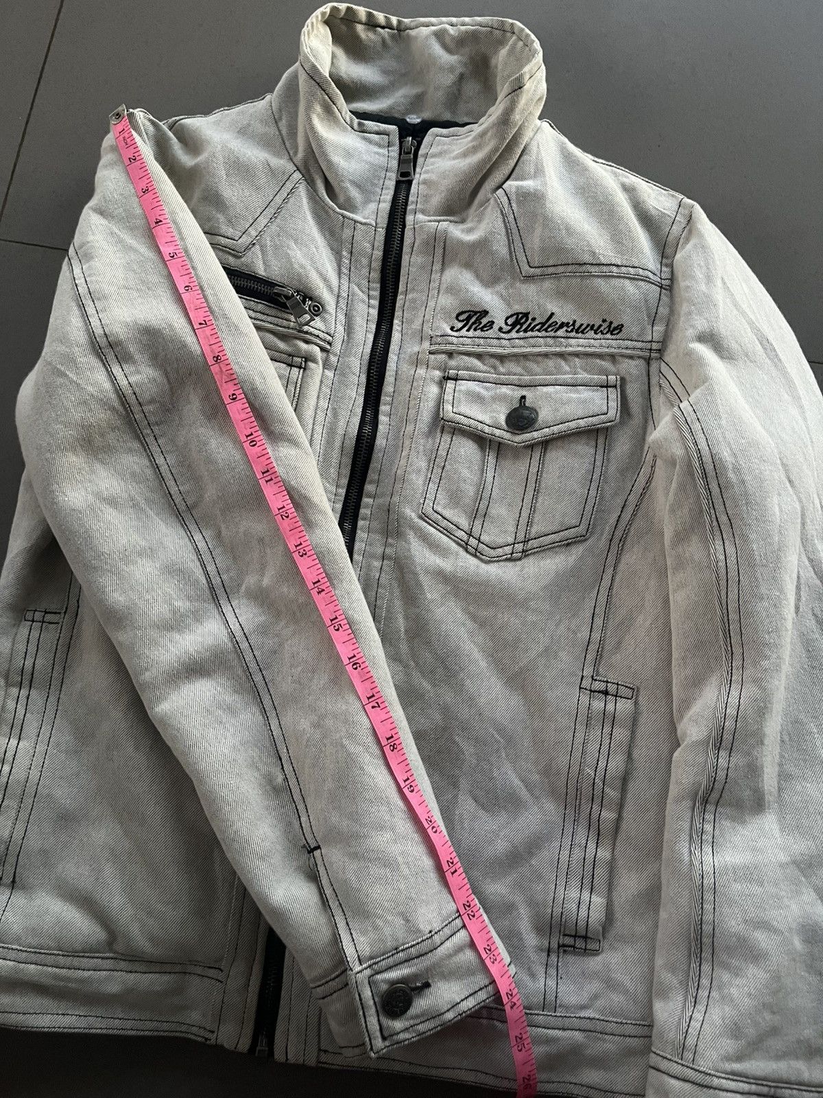 Isamu Katayama Backlash JAPANESE INTHEATTIC BIKERS DENIM JACKET SEDITIONARIES PUNK Size US M / EU 48-50 / 2 - 11 Thumbnail