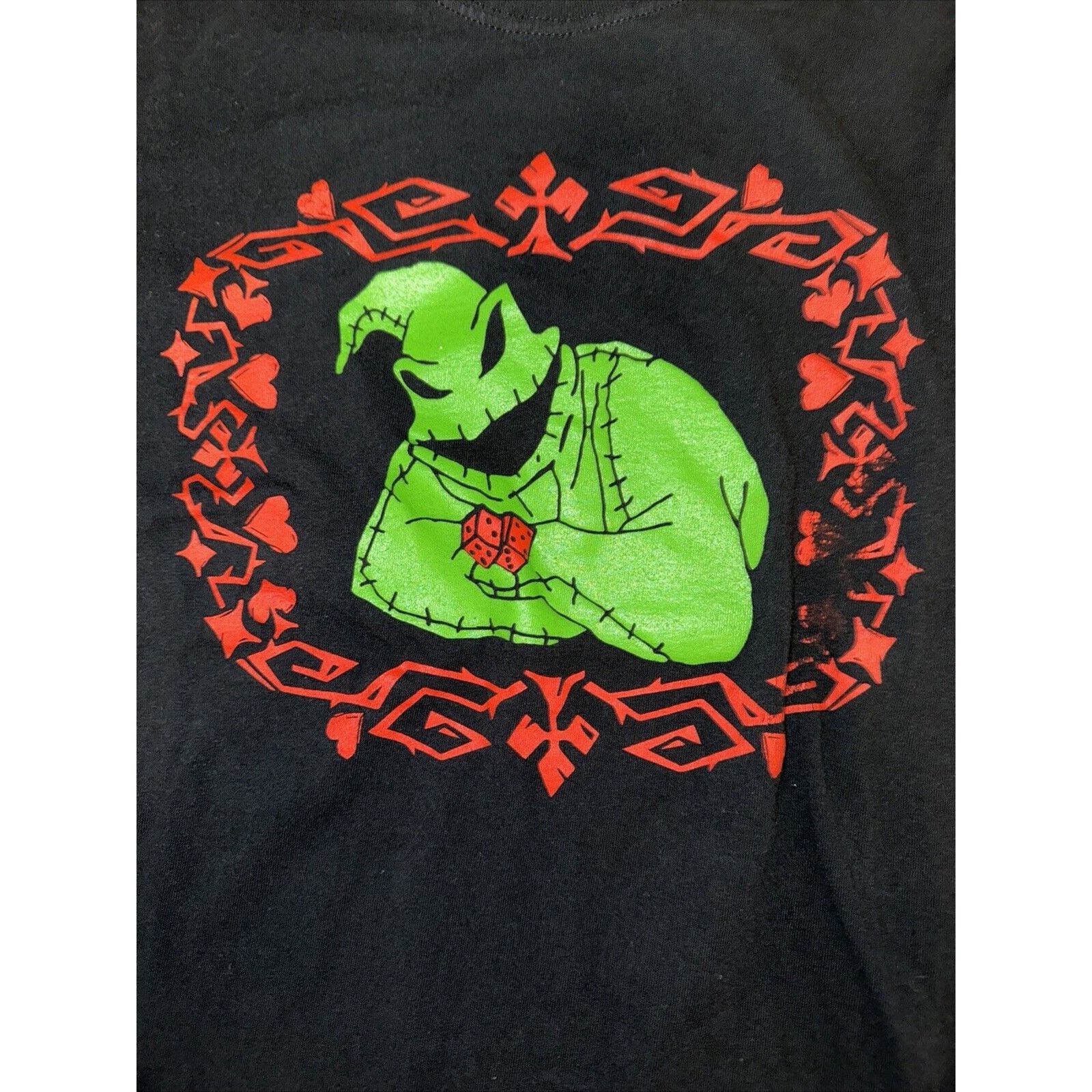 Disney × Vintage Vintage Oogie Boogie Long Sleeve T-Shirt Black Large 20x27 Size US L / EU 52-54 / 3 - 2 Thumbnail