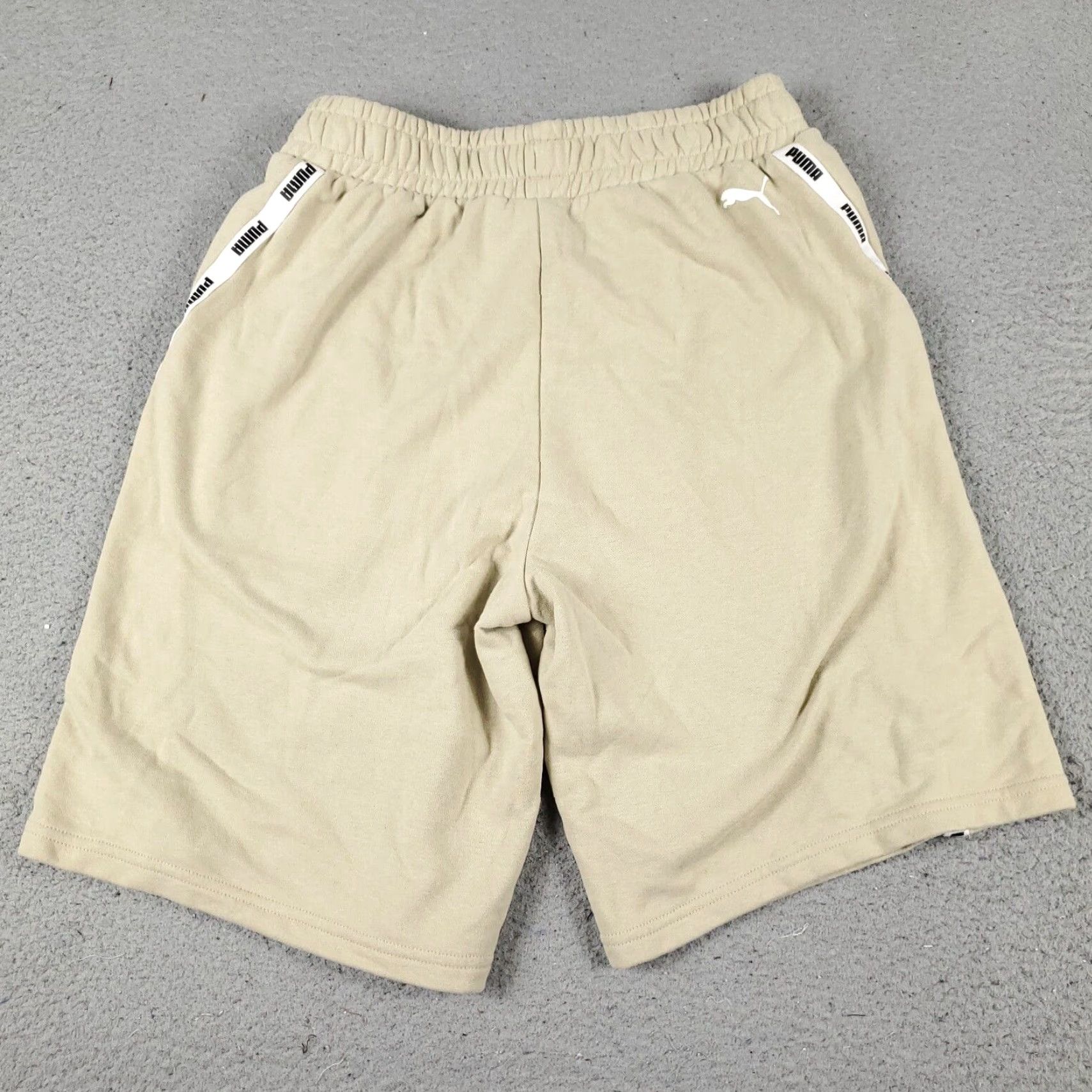 Puma Puma Sweat Shorts Mens Small Beige Sports Running Training Size US 29 - 6 Thumbnail