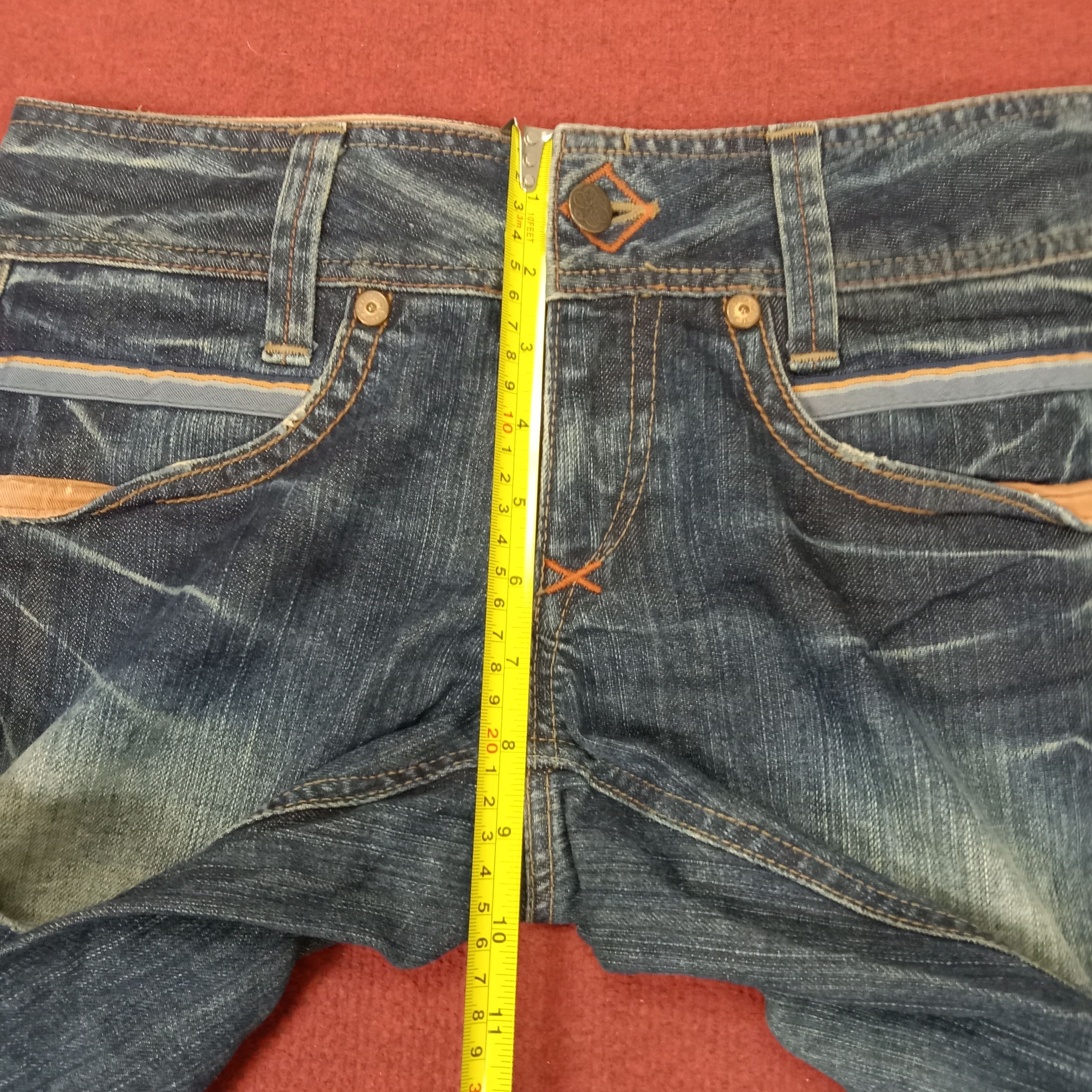Japanese Brand × Vintage ET Bootcut Fashion Style Streetwear Jeans Size 31" - 8 Thumbnail