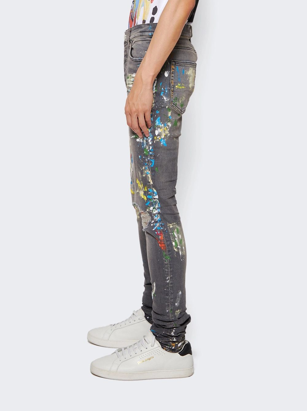 Amiri o1mle0925 Painter Jeans in Grey Size US 36 / EU 52 - 4 Thumbnail