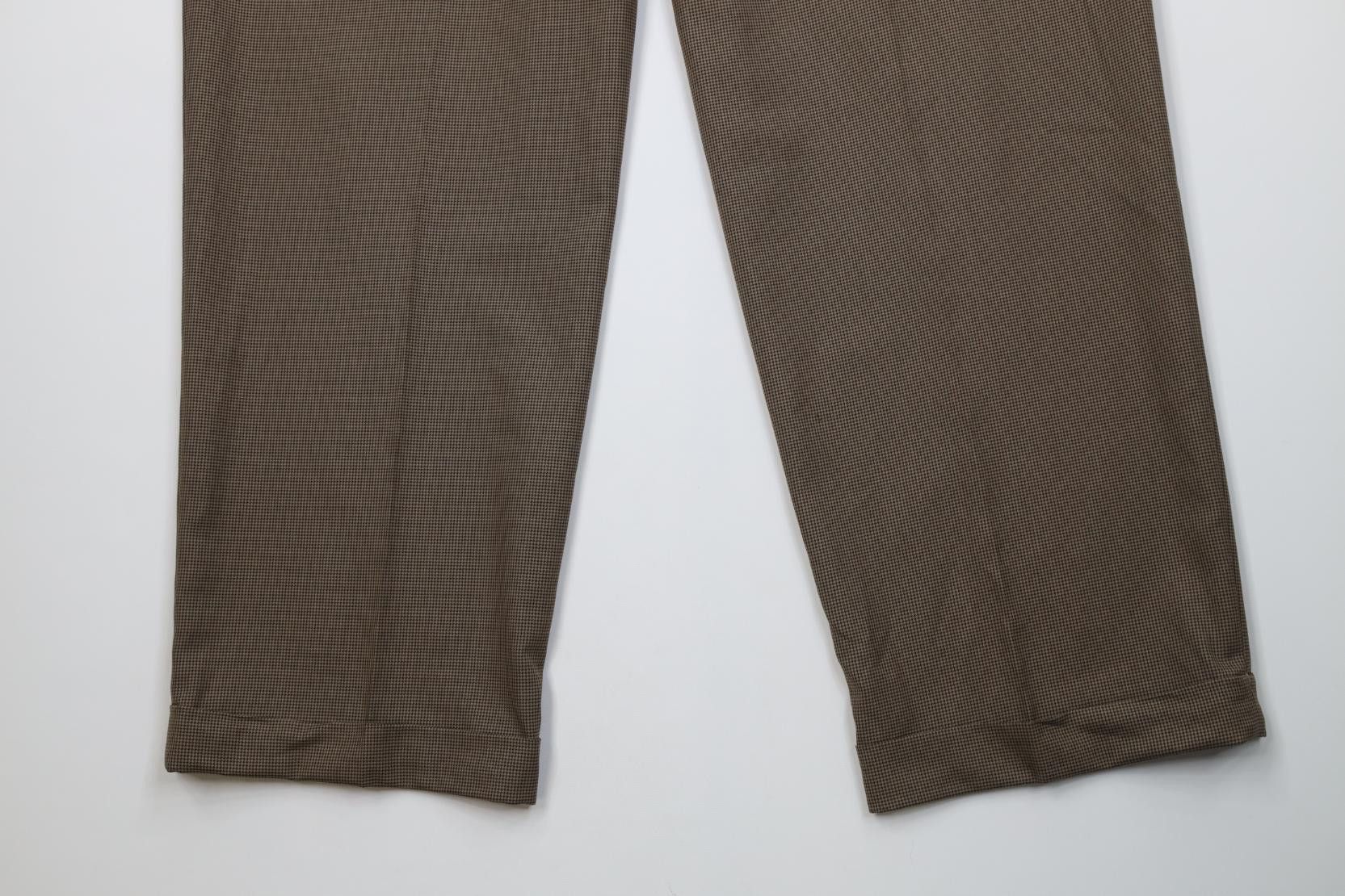 Vintage Vintage 90s Streetwear Gabardine Houndstooth Wide Leg Pants Size US 38 / EU 54 - 13 Thumbnail