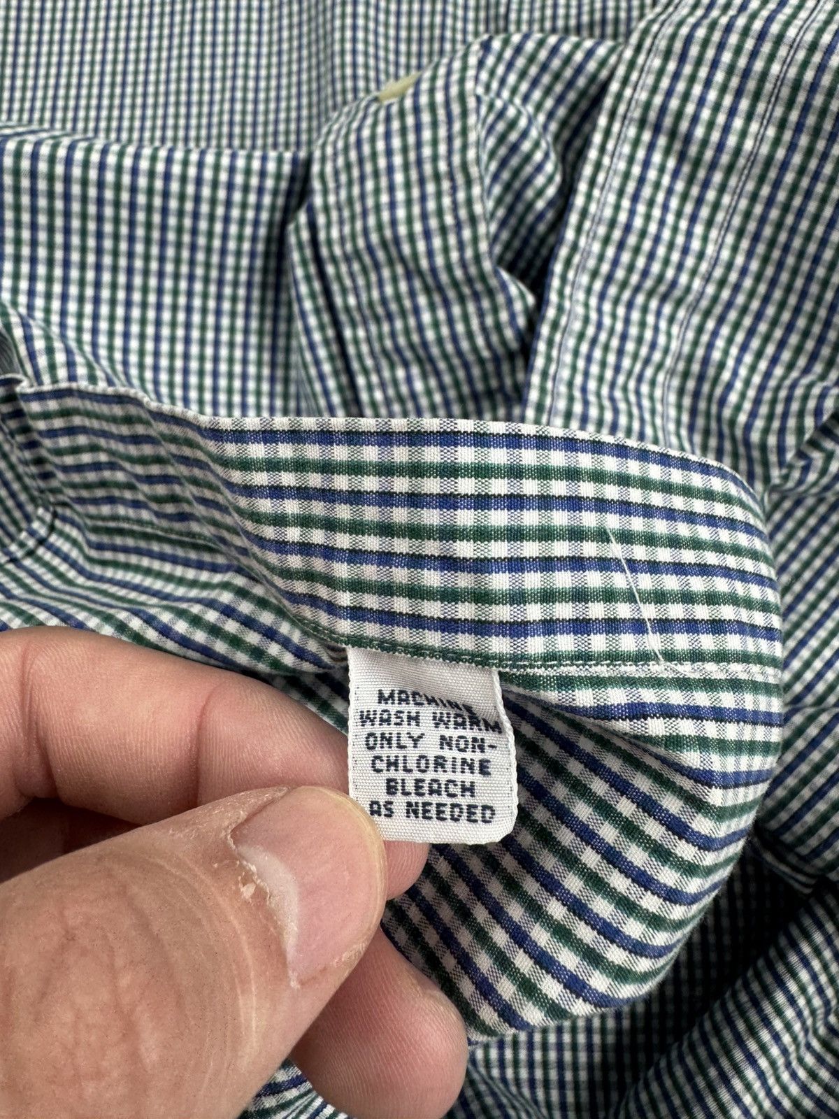 Polo Ralph Lauren Polo Ralph Lauren Blake Medium Size Button Checked Collar LongSleeve Shirt Size US M / EU 48-50 / 2 - 10 Thumbnail