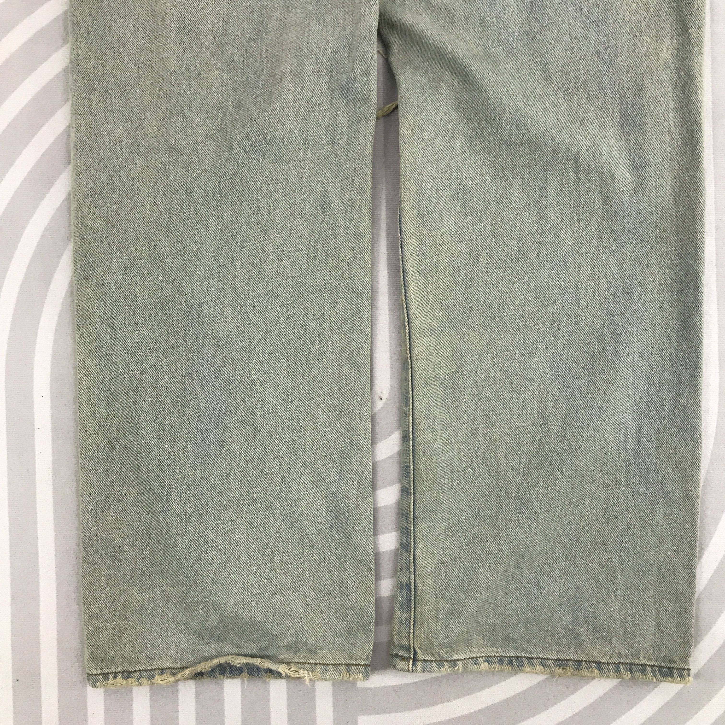 Japanese Brand × Vintage Vtg Rusty Denim Japanese brand Distressed Baggy jeans Size US 29 - 7 Thumbnail