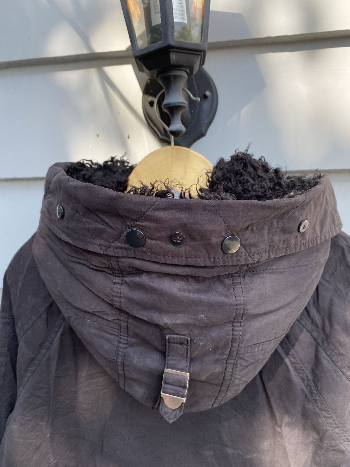 Japanese Brand Moussy Black Panel Furry Parkas Size US L / EU 52-54 / 3 - 9 Thumbnail
