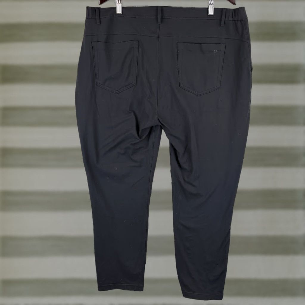 Vintage Public Rec Pants Mens 42x32 Black Golf Stretch Chino Casual Modern Straight 5-Pocket Logo Size US 42 / EU 58 - 1 Thumbnail