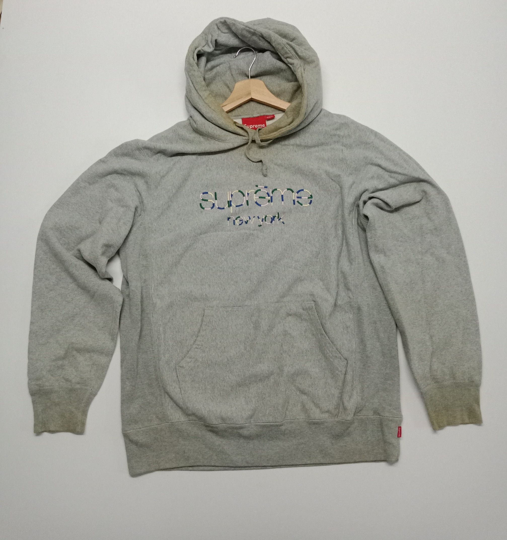 トップス Supreme 17SS Multi Color Classic Logo Supreme Multi Color Classic Logo Hooded Sweatshirt (SS17) - $148