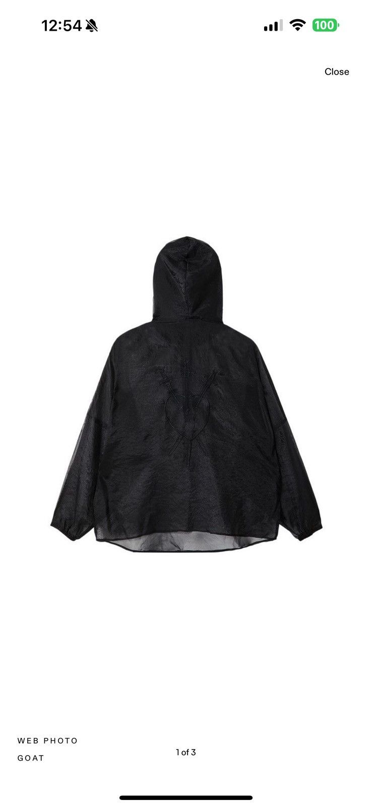 Other Oversized Three of Swords Anorak Jacket Size US S / EU 44-46 / 1 - 2 Thumbnail