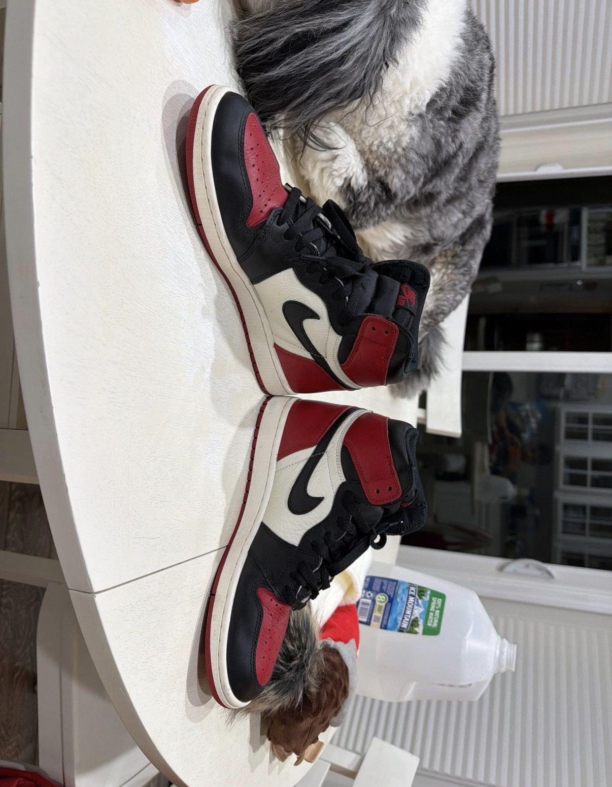 Jordan Brand Nike Air Jordan 1 Bred Toe size 9 Size US 9 / EU 42 - 2 Thumbnail