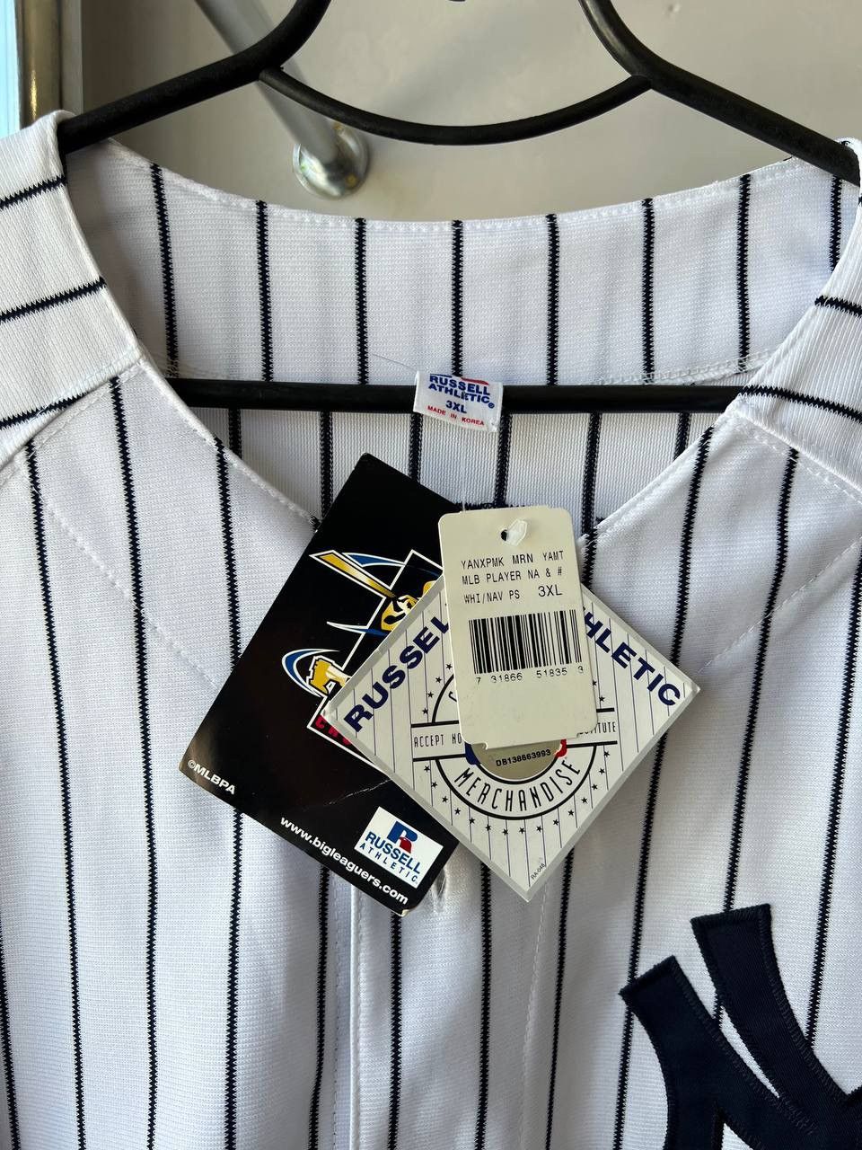 Vintage NEW! RUSSEL NEW YORK YANKEES #55 MATSUI BASEBALL MLB SHIRT Size US XXL / EU 58 / 5 - 6 Thumbnail