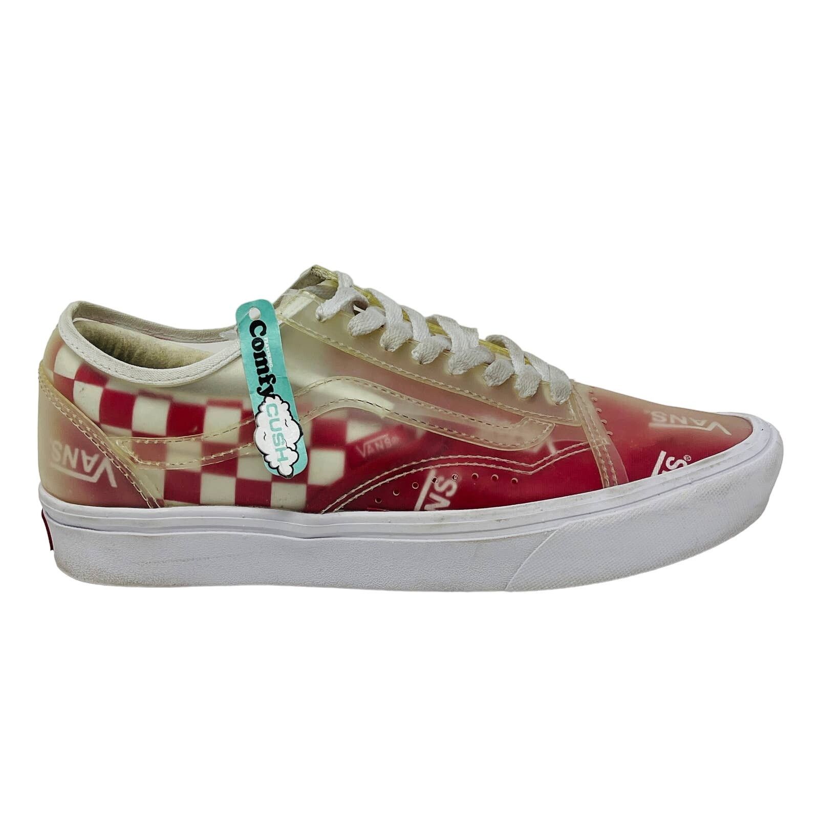 Vans VANS ComfyCush Slip-Skool Checkerboard Clear M7 W8.5 Size US 7 / EU 40 - 5 Thumbnail