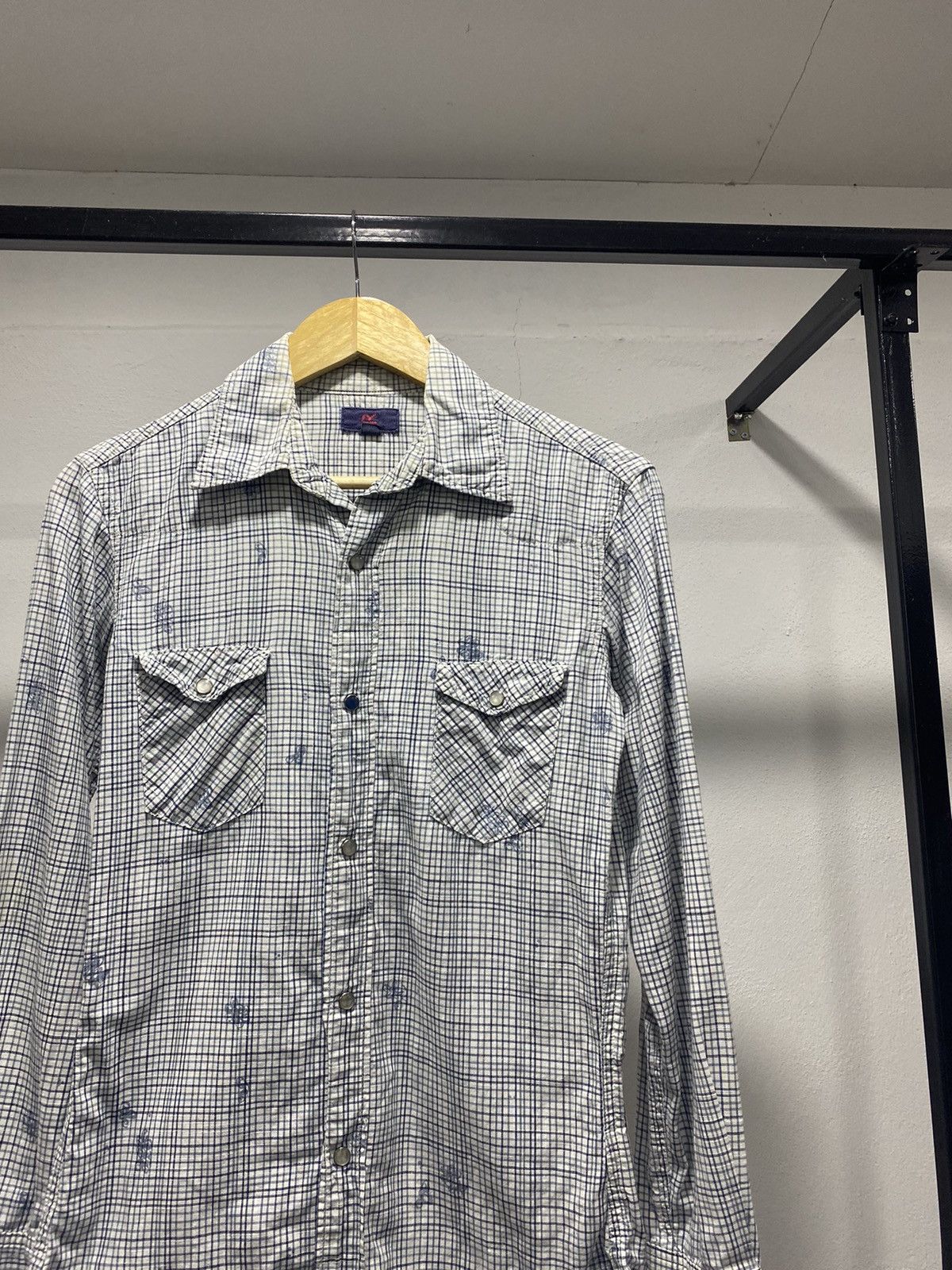 45rpm × Japanese Brand Sick☠️ 45rpm Plaid Shirt 90s like Hysteric made in Japan Size US S / EU 44-46 / 1 - 2 Thumbnail