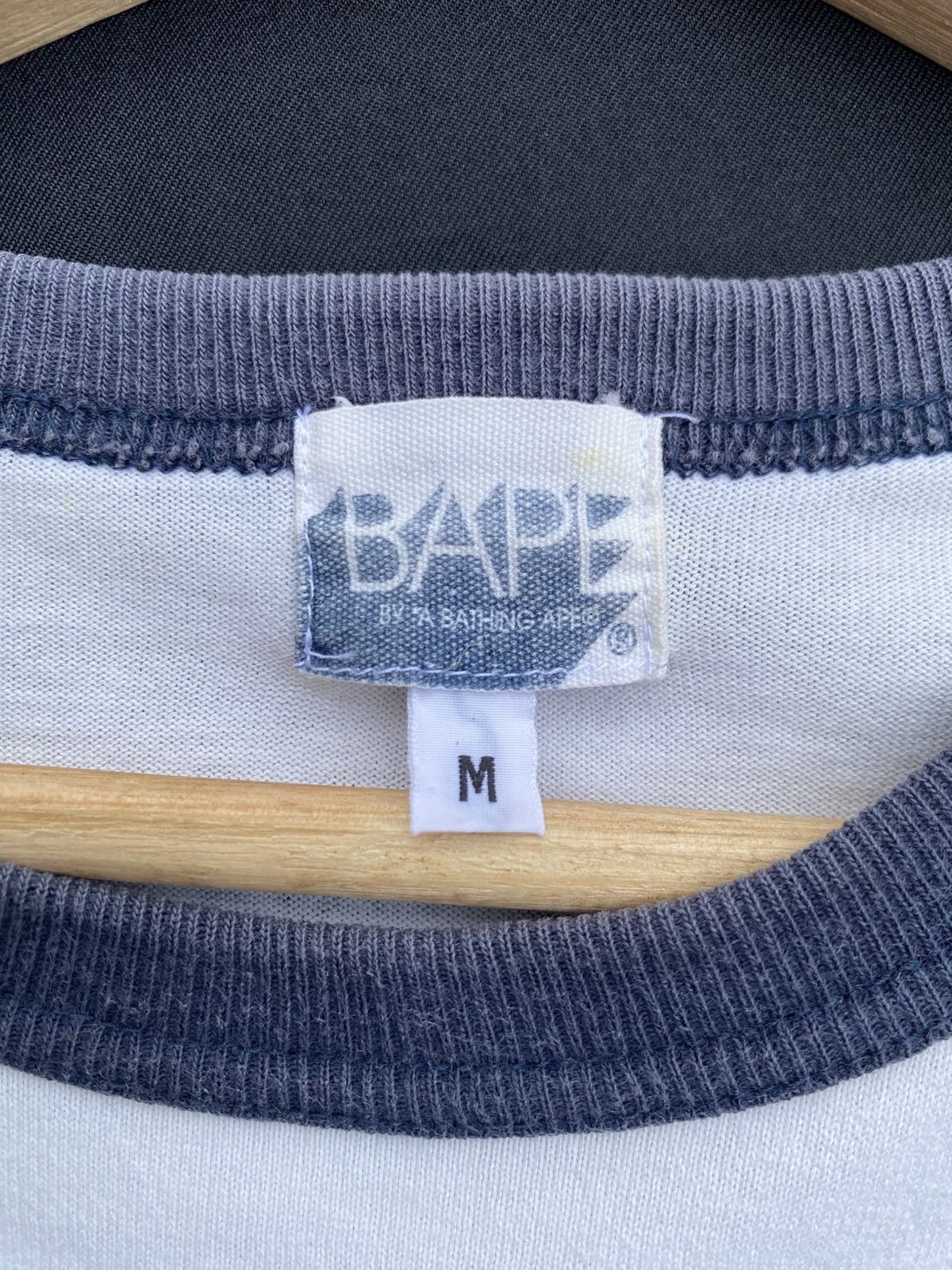 Bape Rare BAPE Blue Love Heart Sign Tshirt Size US M / EU 48-50 / 2 - 10 Thumbnail