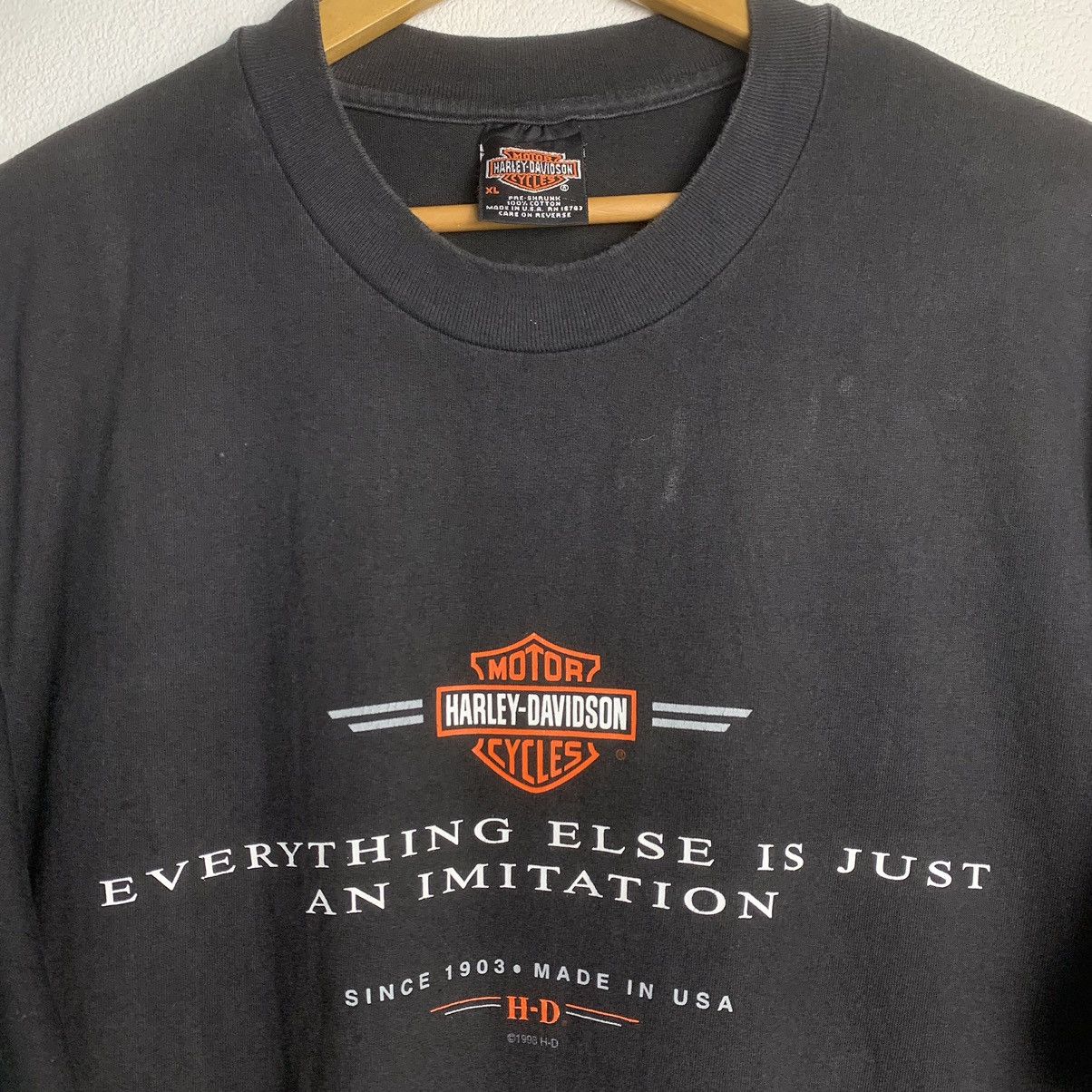 Harley Davidson 90s Vintage Harley Davidson T-Shirt Size US XL / EU 56 / 4 - 8 Thumbnail