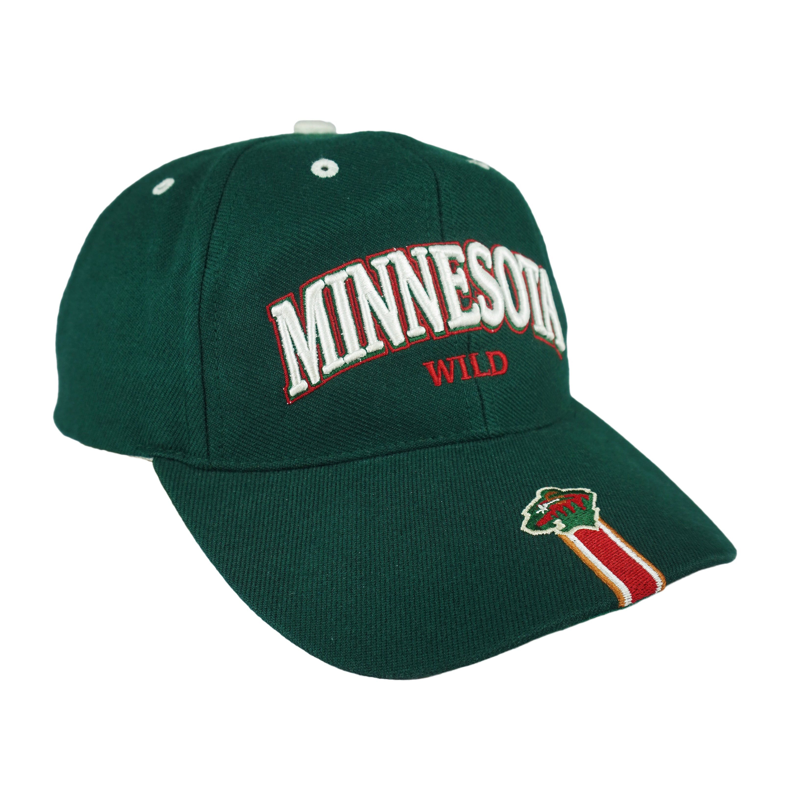 Twins Enterprise Inc. NHL - Minnesota Wild Strap Back Hat 1990s Size ONE SIZE - 2 Thumbnail