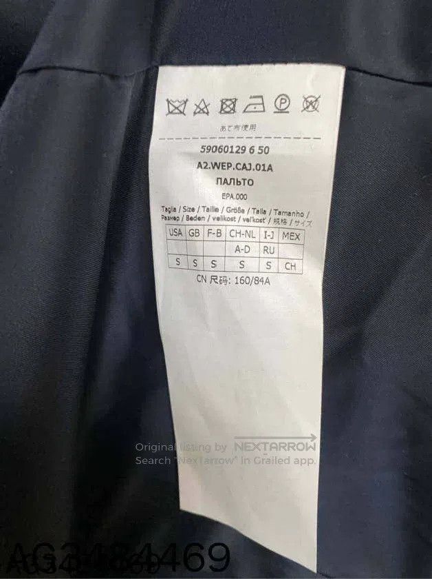 Max Mara Max Mara Dark Blue Wool Coat Jacket Size S / US 4 / IT 40 - 4 Thumbnail