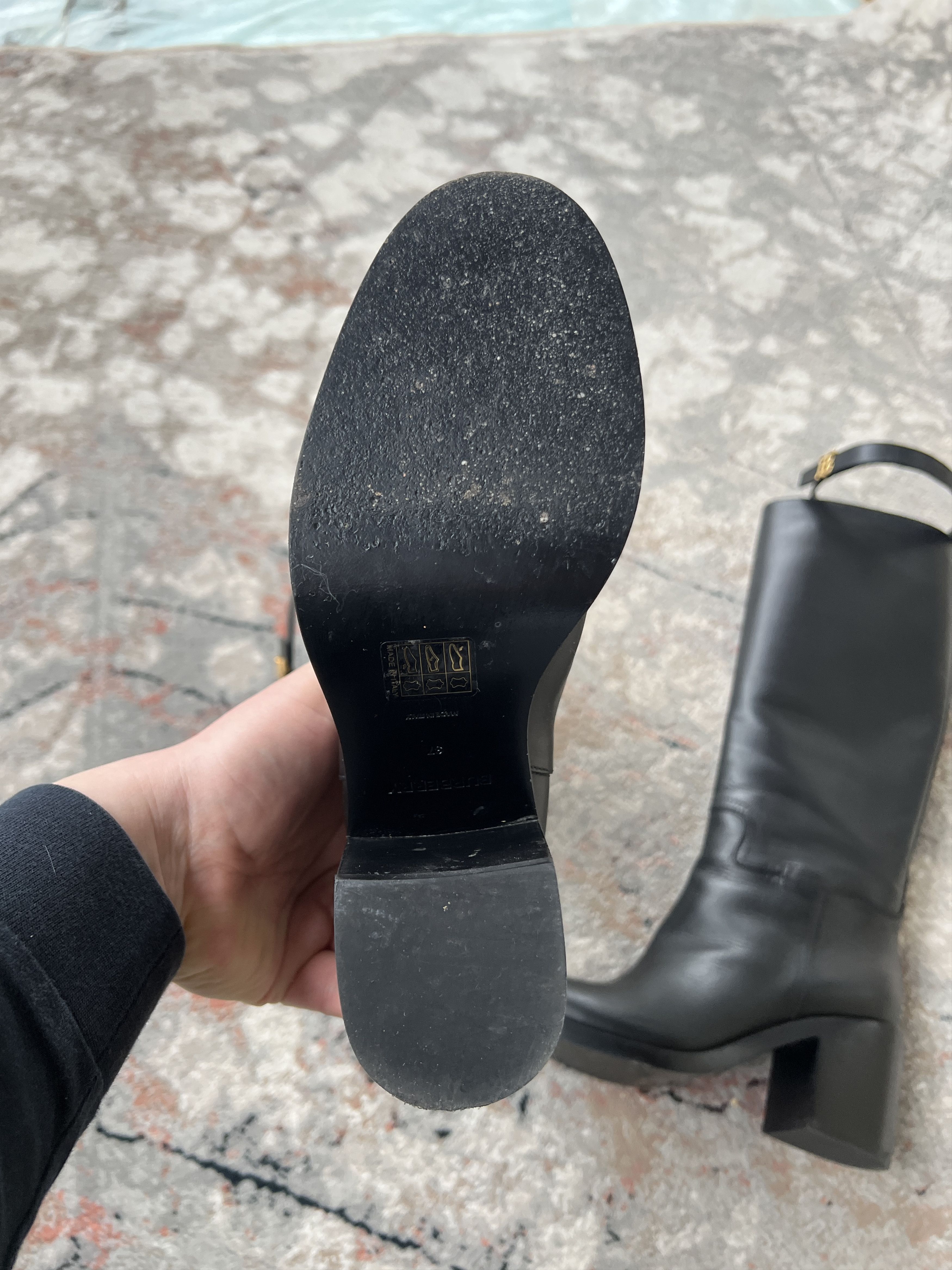 Burberry Burberry Leather Boots Size US 7 / IT 37 - 4 Thumbnail