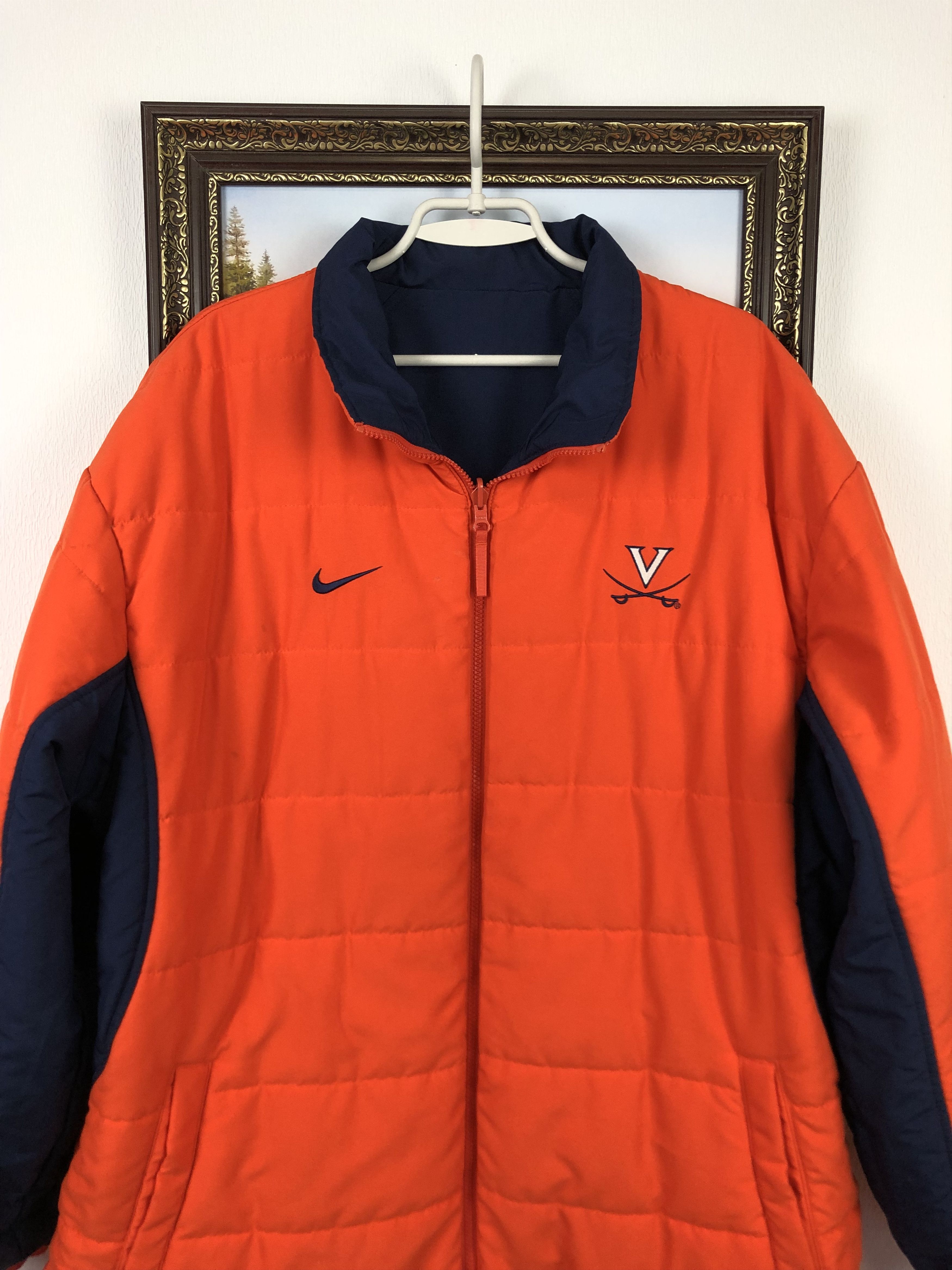 Nike Virginia Cavaliers 90's Jacket Double Sided Rare Hype Size US L / EU 52-54 / 3 - 17 Thumbnail