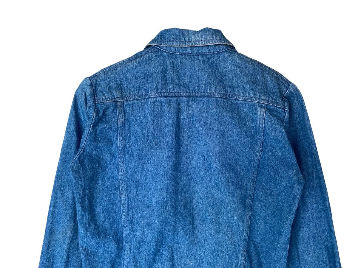 Vintage Vintage BLUE WAY Boys Denim Jacket Button Size US XXS / EU 40 - 14 Thumbnail