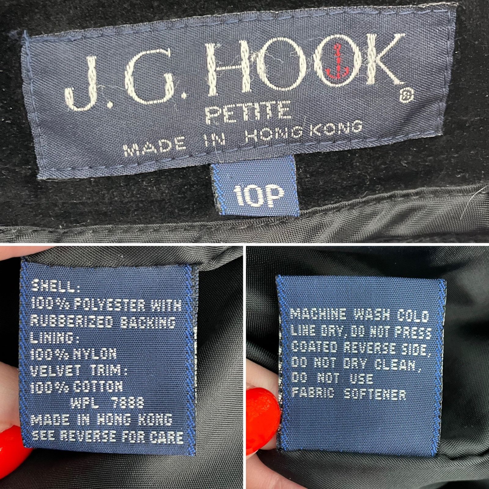 Vintage Vintage JG Hook plaid raincoat removable lining size 10P Size L / US 10 / IT 46 - 9 Thumbnail