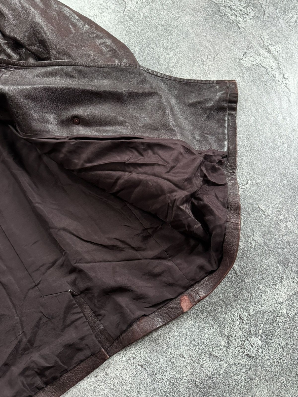 Jil Sander × Vintage Jil Sander 42 Wmns leather jacket blazer coat vintage Size M / US 6-8 / IT 42-44 - 13 Thumbnail