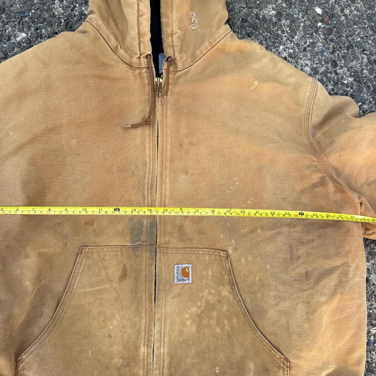 Carhartt Vintage Tan Carhartt Hooded Jacket – Size XL Size US XL / EU 56 / 4 - 6 Thumbnail