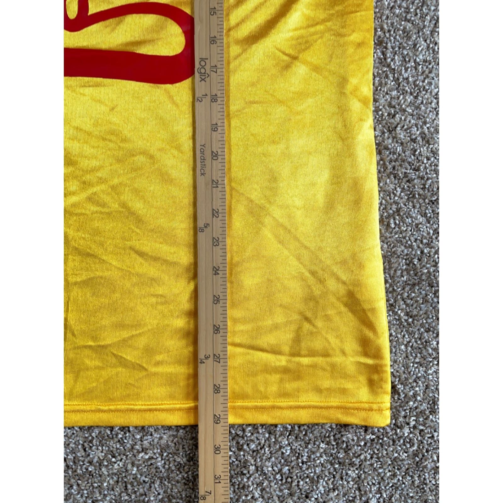 Vintage Dodgeball Average Joe's Jersey T-Shirt V-Neck Adult XL Yellow Red Cosplay Movie Sports Vintage No Size US XL / EU 56 / 4 - 7 Thumbnail