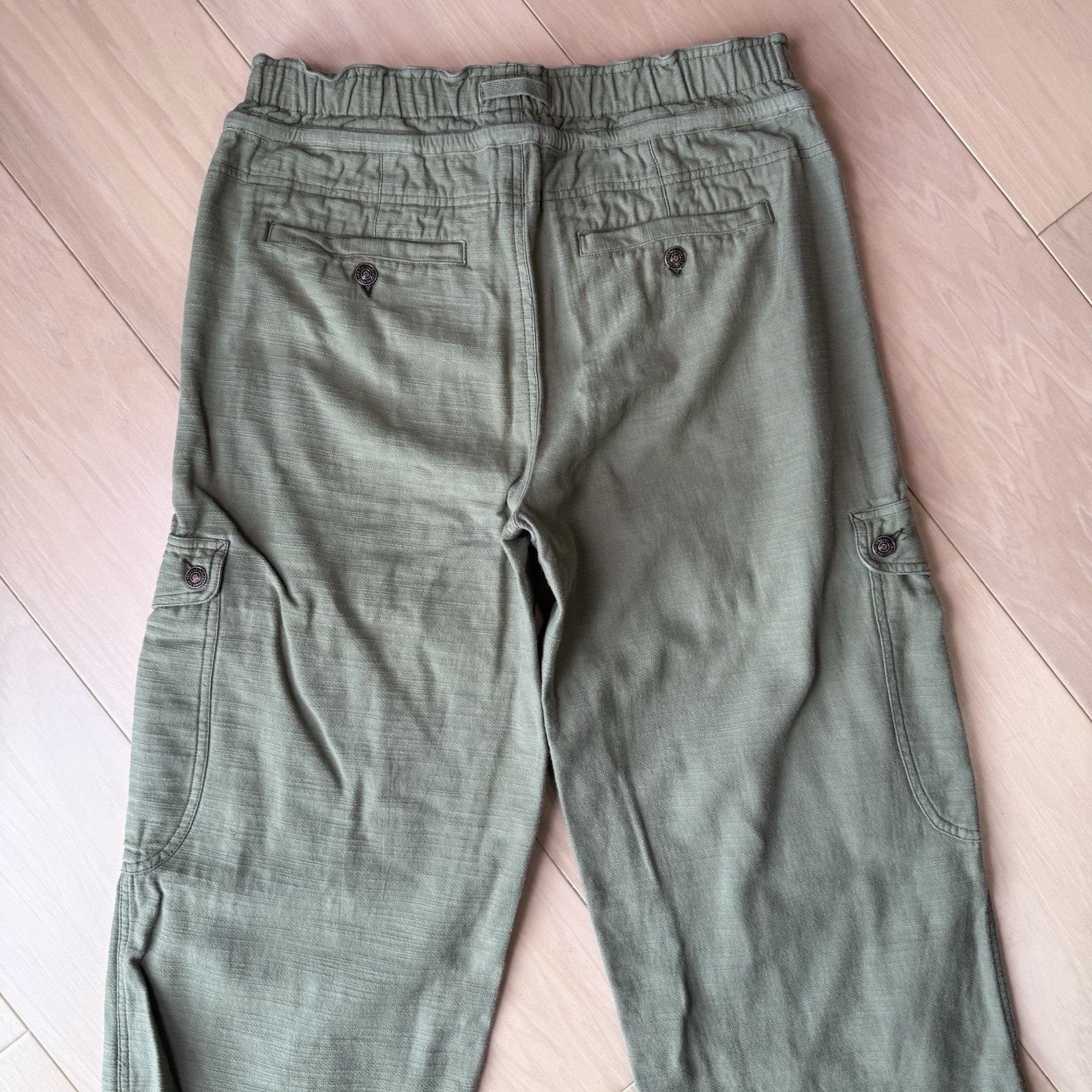 Free People Free People Tahiti Pull On Cargo Pants Medium Green Baggy Size 30" / US 8 / IT 44 - 9 Thumbnail