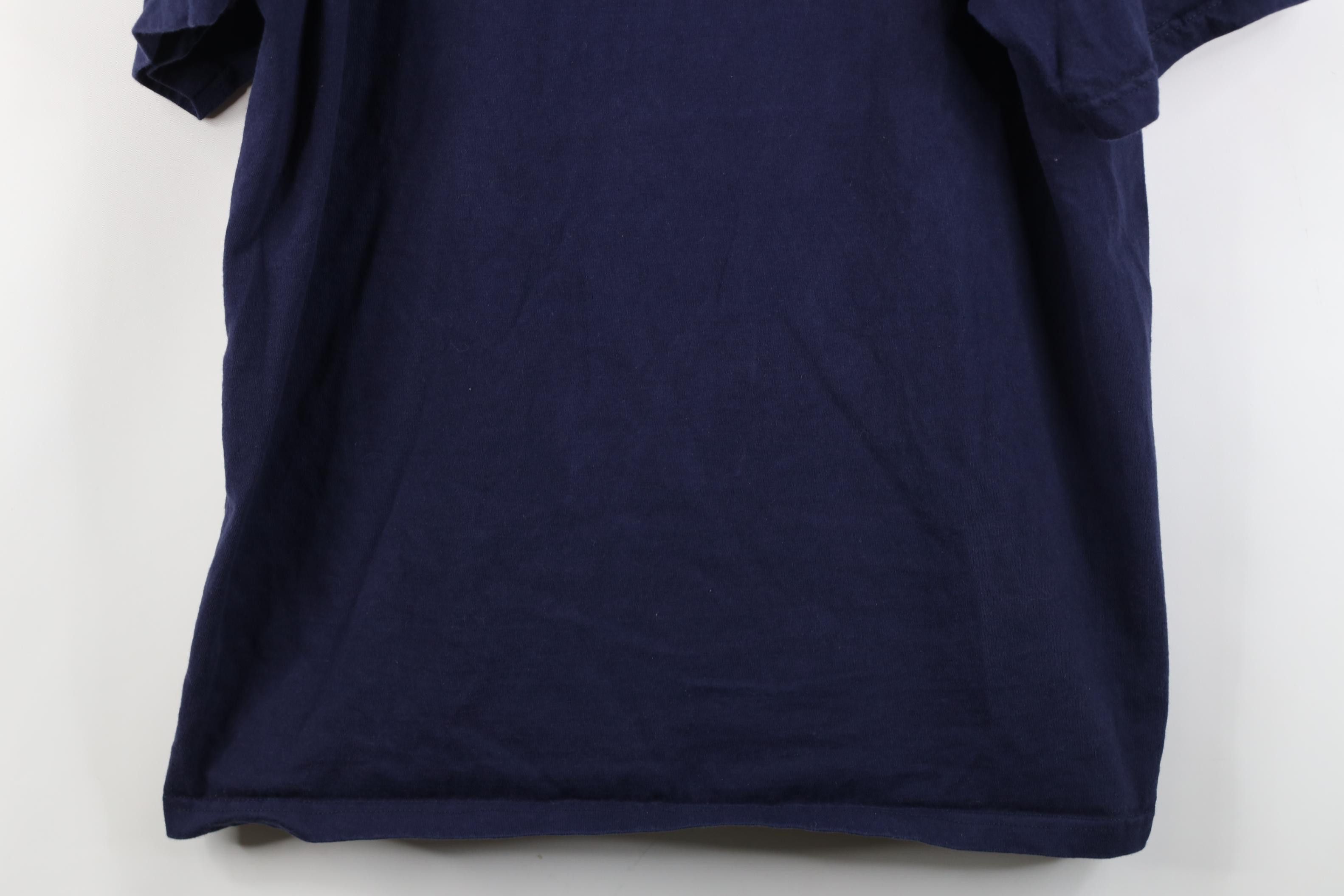 New Balance Vintage 90s Y2K New Balance Short Sleeve T-Shirt Blue USA Size US L / EU 52-54 / 3 - 3 Thumbnail