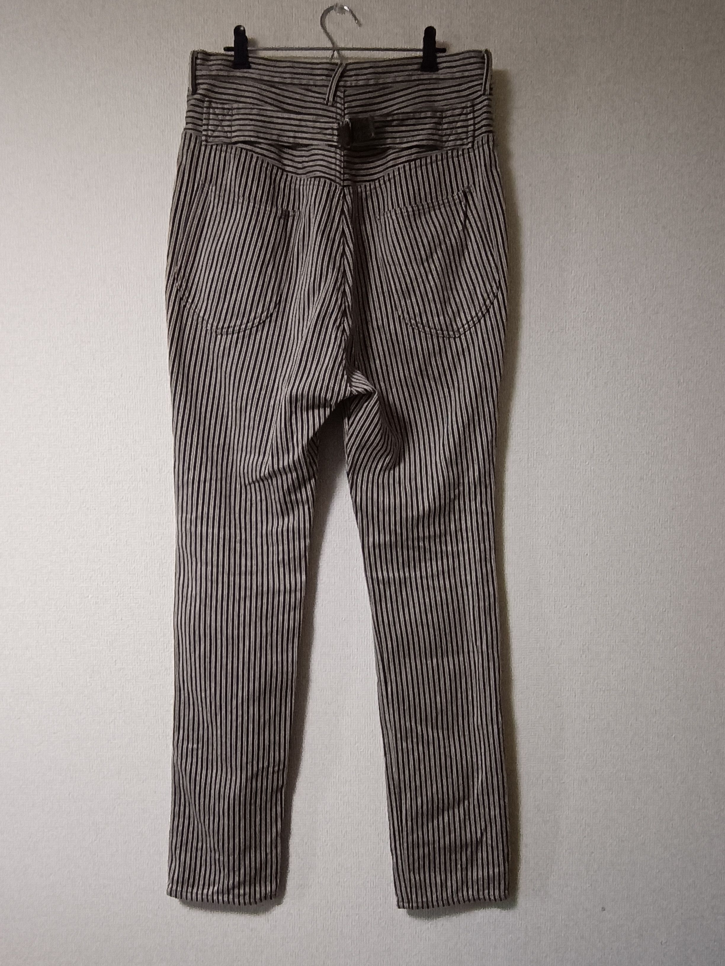 Kapital KAPITAL Striped Sarouel Drop Crotch Pants Japan Size 3 Size US 33 - 2 Thumbnail