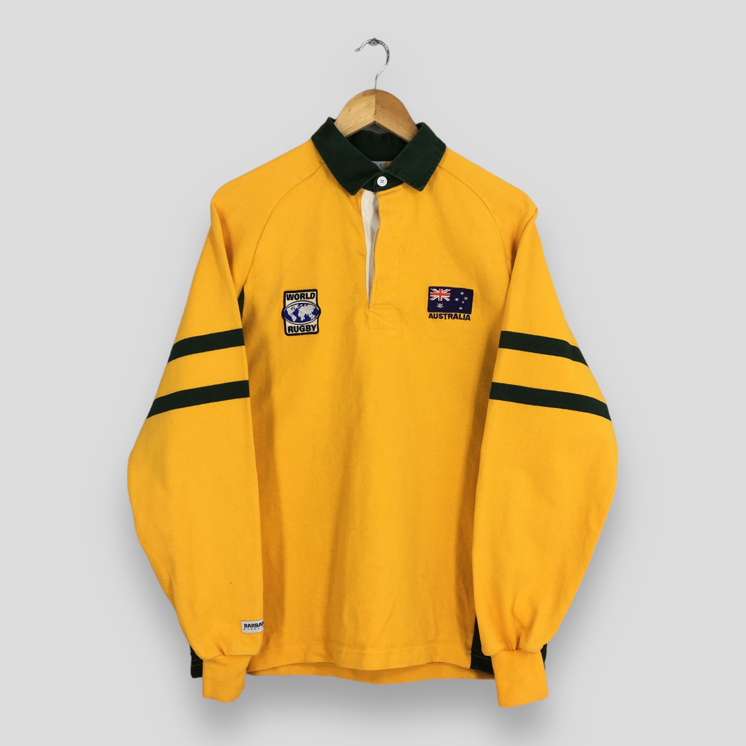 Canterbury of New Zealand × Man Made In Australia × Vintage 2000s Australian Wallabies World Rugby Polo Shirt Large Size US L / EU 52-54 / 3 - 1 Thumbnail