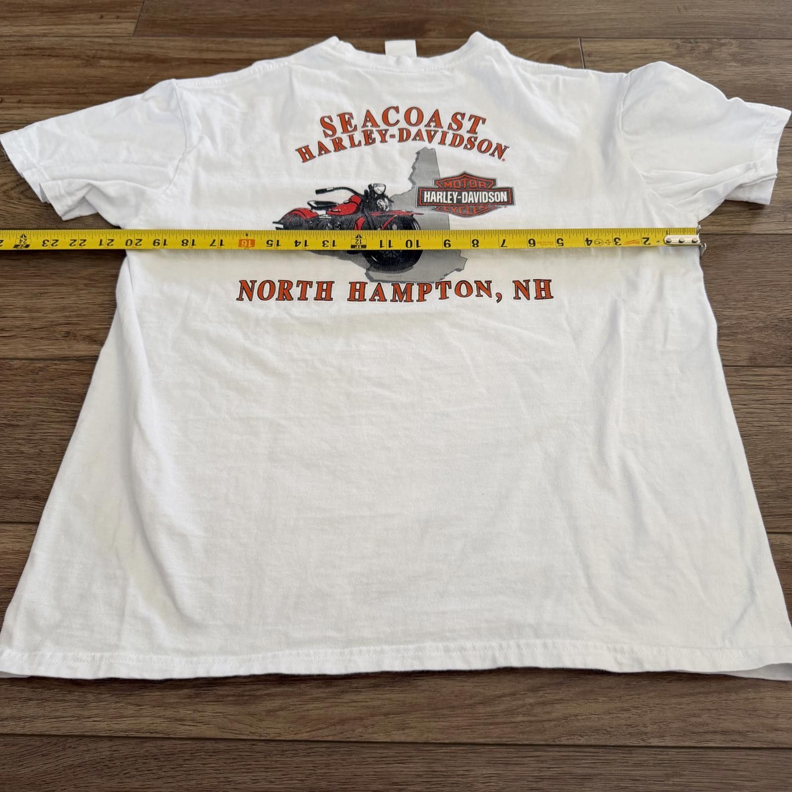 Harley Davidson Harley Davidson North Hampton New Hampshire Biker Shirt Size L / US 10 / IT 46 - 7 Thumbnail