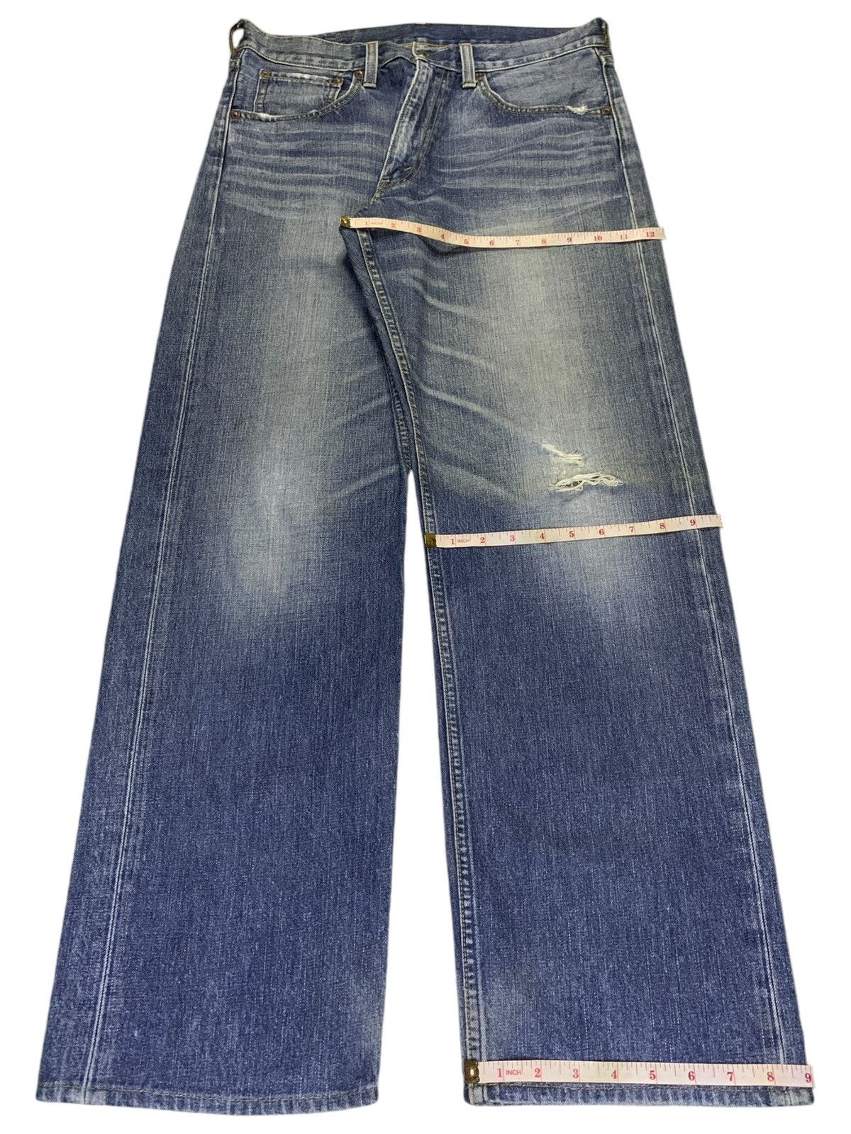 Levi's Vintage 90s Levis 503 Faded Wash Distressed Baggy Jeans Size US 31 - 14 Thumbnail