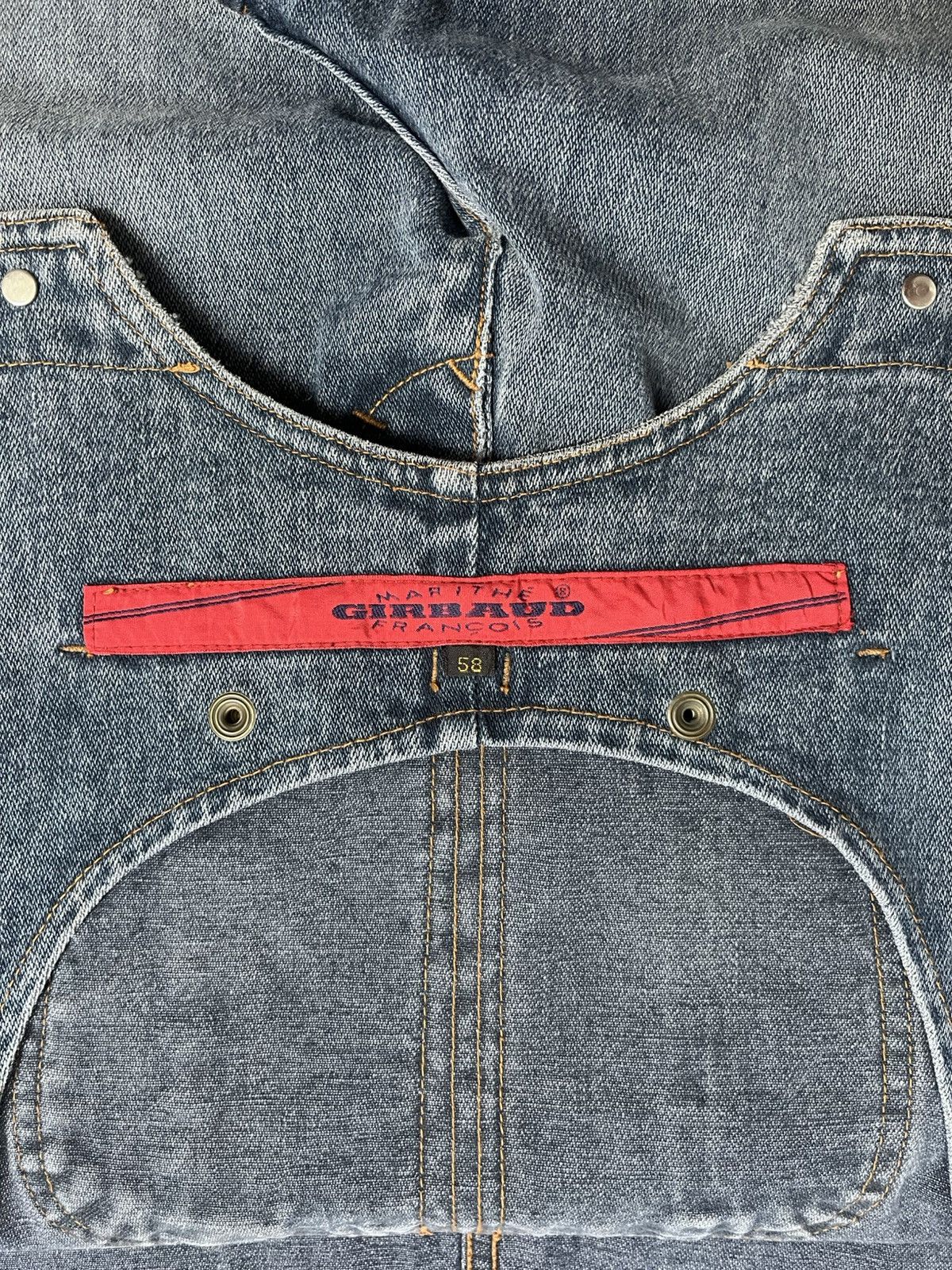 Marithe + Francois Girbaud Vtg Marithe Francois Girbaud Overall Denim Size US 33 - 11 Thumbnail