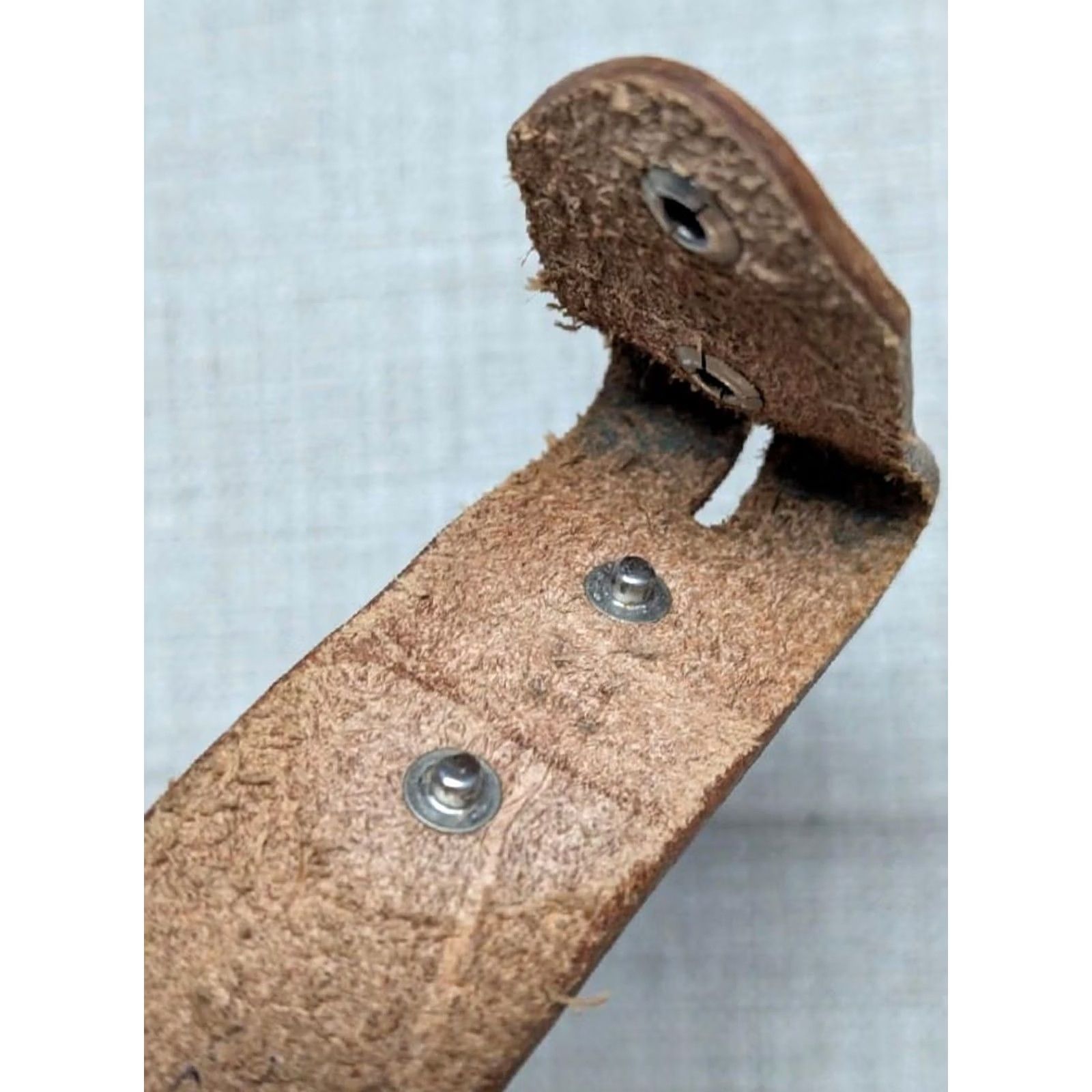 Vintage VINTAGE western belt belt 30 brown tooled cowhide leather floral buckled buckle western Mens Size 30 - 6 Thumbnail