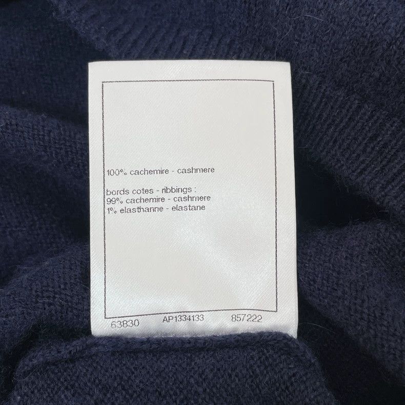 Chanel Chanel Blue high-necked knitwear 2504-Nextarrow Size XS / US 0-2 / IT 36-38 - 5 Thumbnail
