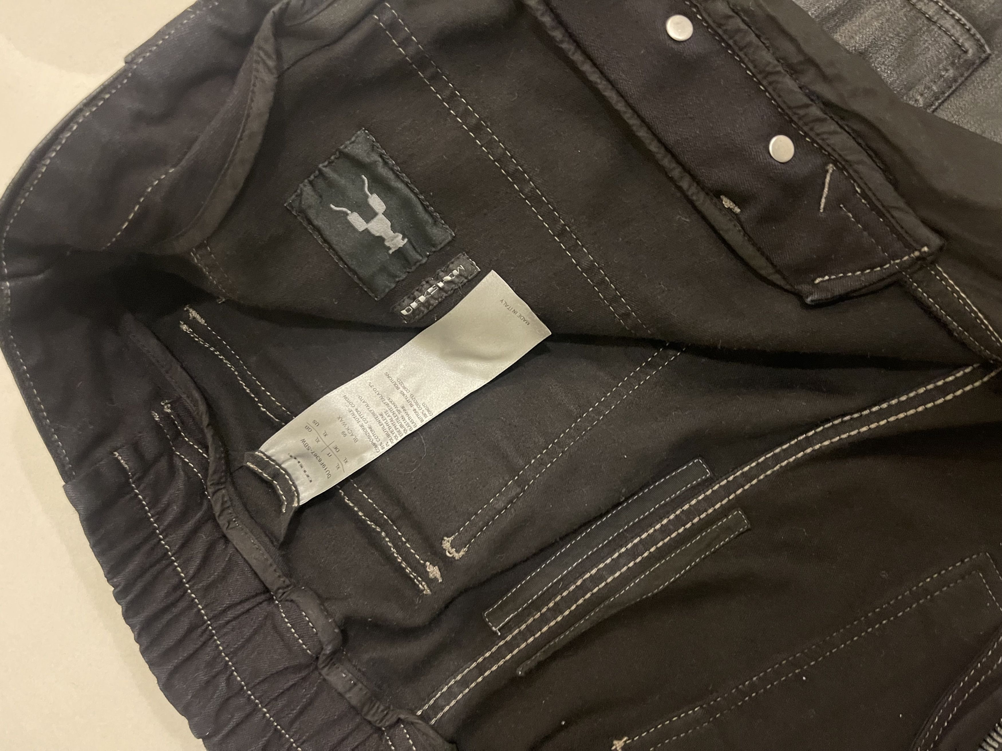 Rick Owens Drkshdw Rick Owen’s DRKSHDW aircut denim joggers ss23 Size US 38 / EU 54 - 4 Thumbnail