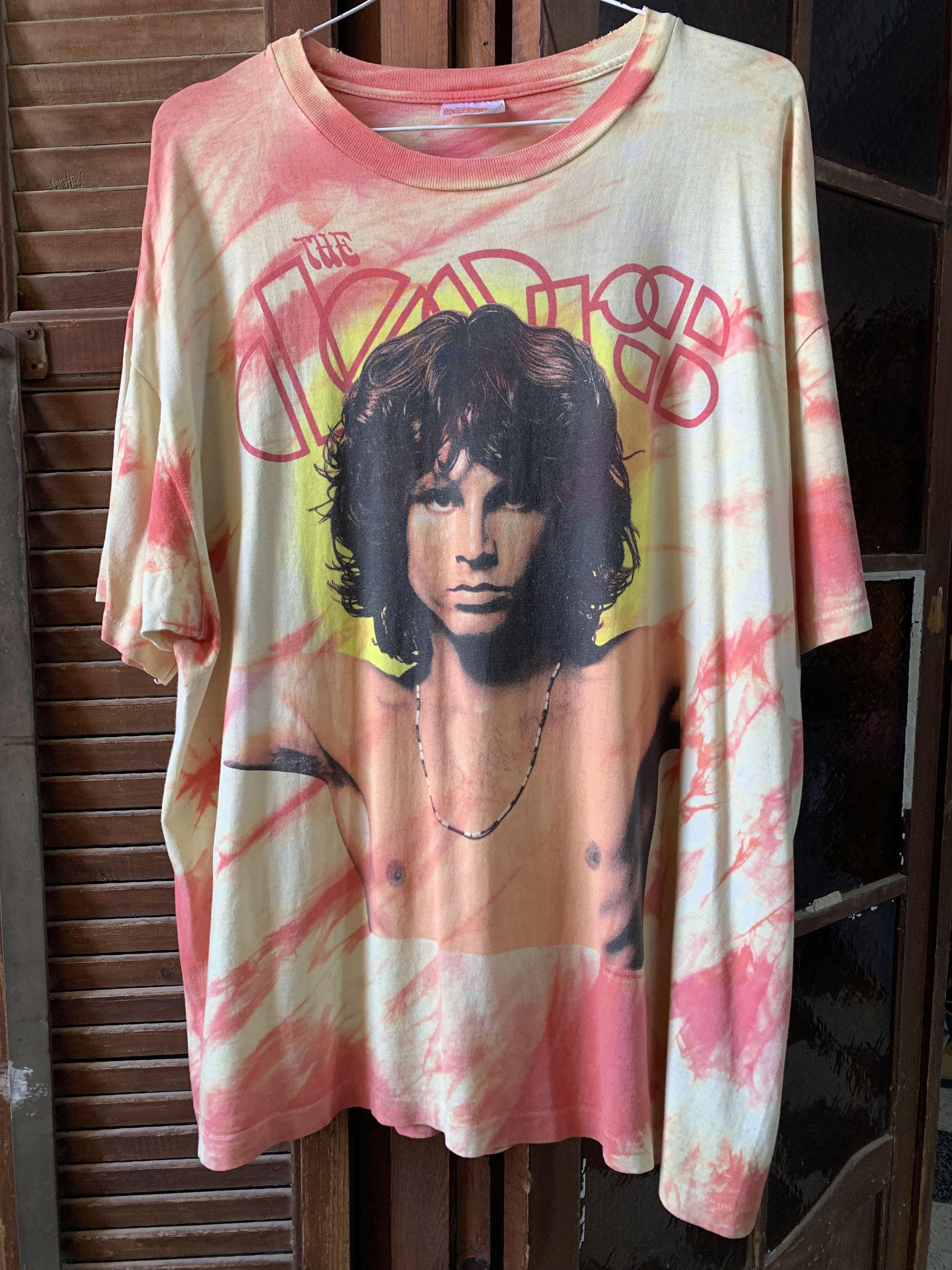 Vintage The Doors Jim Morrison Tie Dye Shirt XL 90 Single S