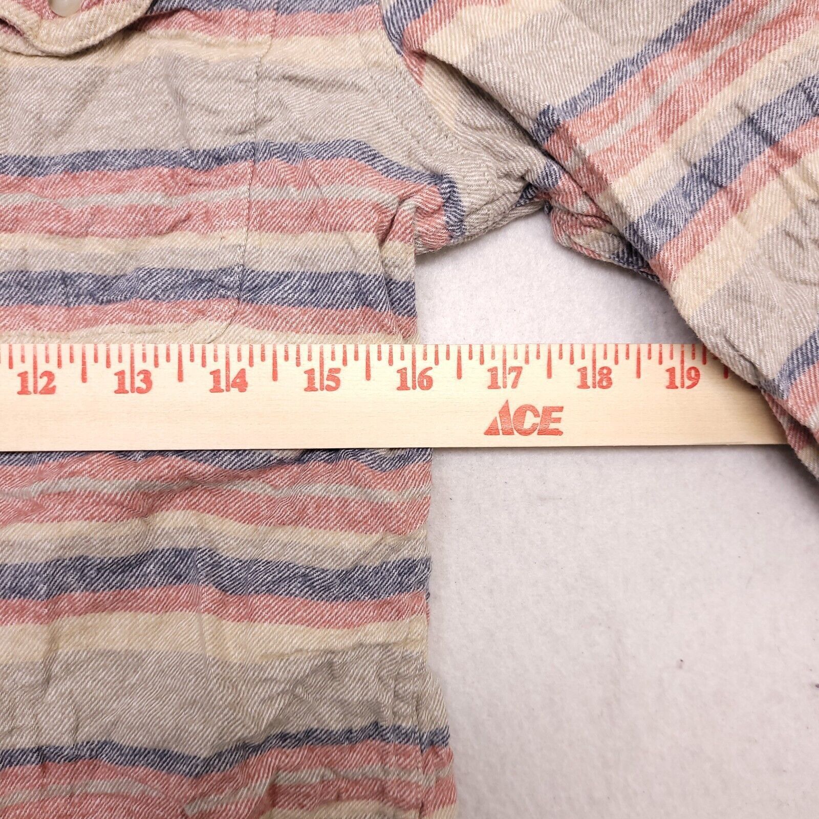 Sonoma Sonoma Flannel Shirt Mens Size Small S Red Blue Striped Size US S / EU 44-46 / 1 - 9 Thumbnail