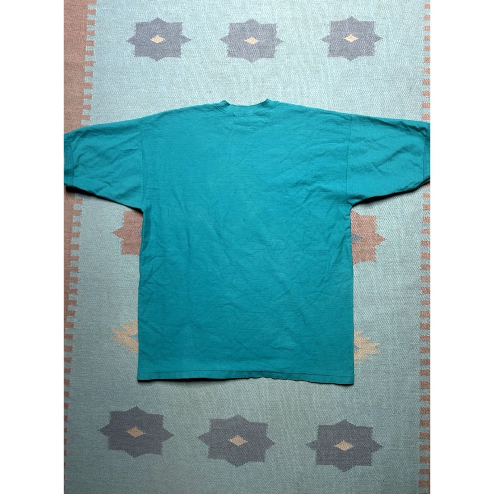 Altea VINTAGE Kentucky T-Shirt Men XL Porky Pig Diner Graphic Teal Turquoise Restaurant Blue PJ Size US XL / EU 56 / 4 - 6 Thumbnail