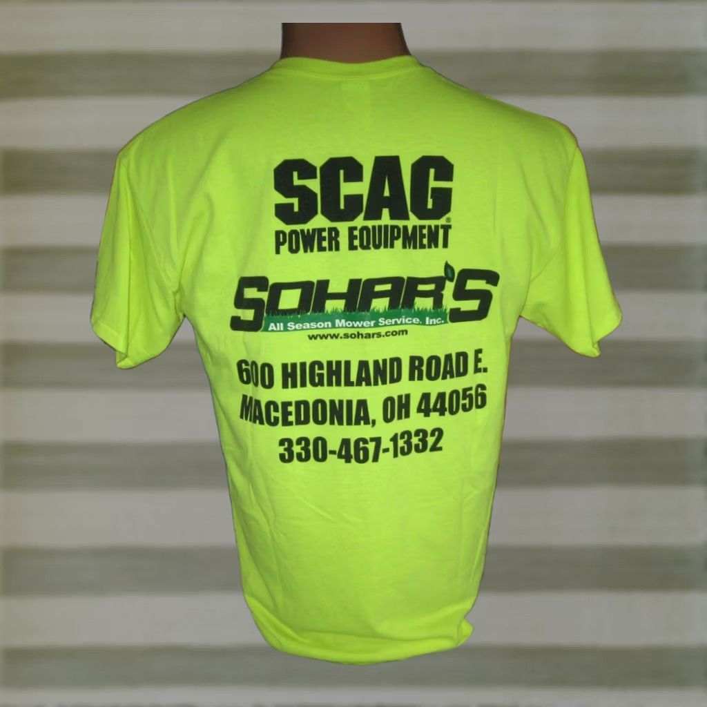 Gildan SCAG POWER EQUIPMENT Shirt Mens Large Lawn Mowers Tool SOHAR'S MACEDONIA OHIO Size US L / EU 52-54 / 3 - 1 Thumbnail