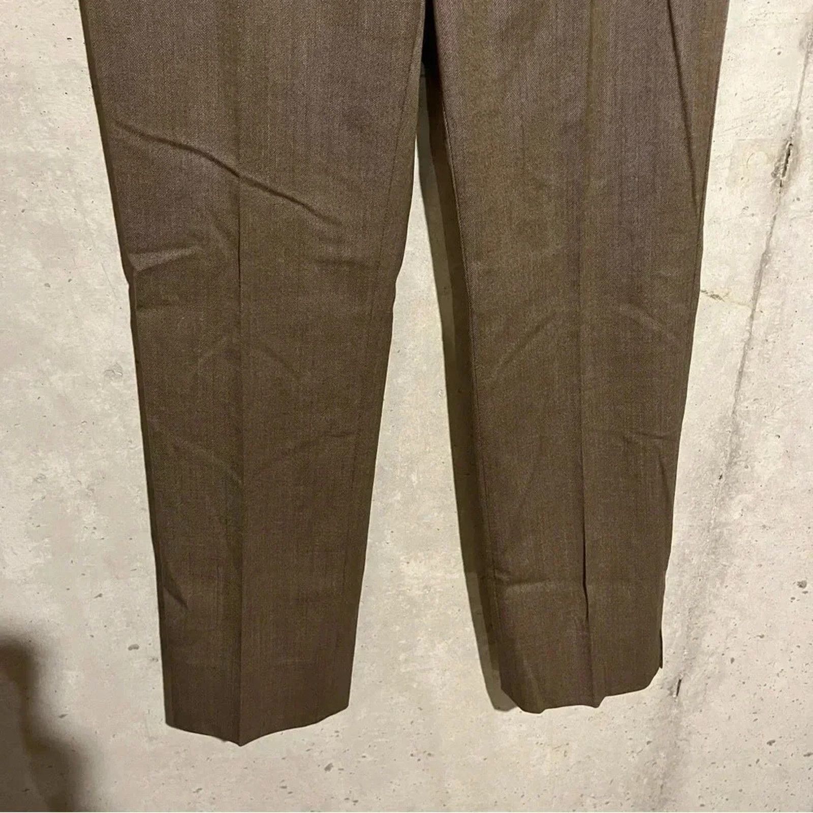 Barry Bricken Barry Bricken bbzipper Bacall Trousers Brown Wool Size 8 Size 30" / US 8 / IT 44 - 4 Thumbnail