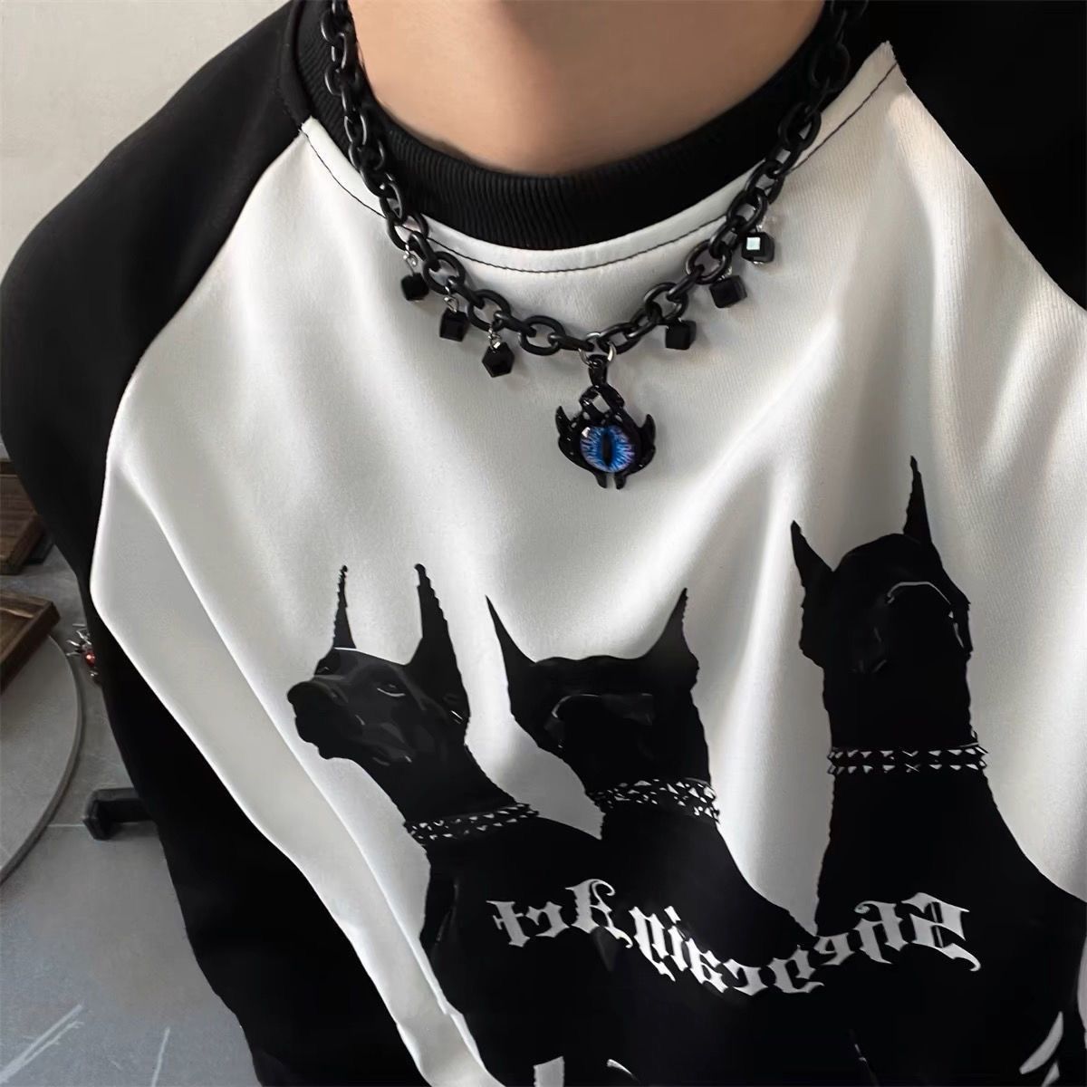Japanese Brand × Vintage Retro punk necklace Size ONE SIZE - 2 Thumbnail